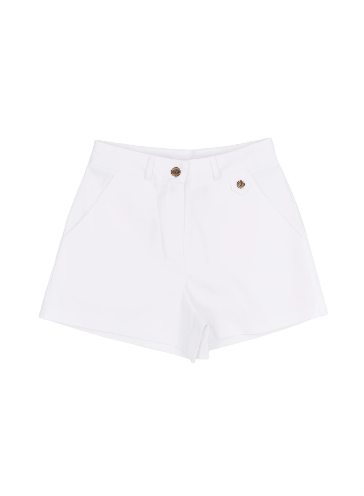Button Detail Cotton Shorts IM524 - Image 12