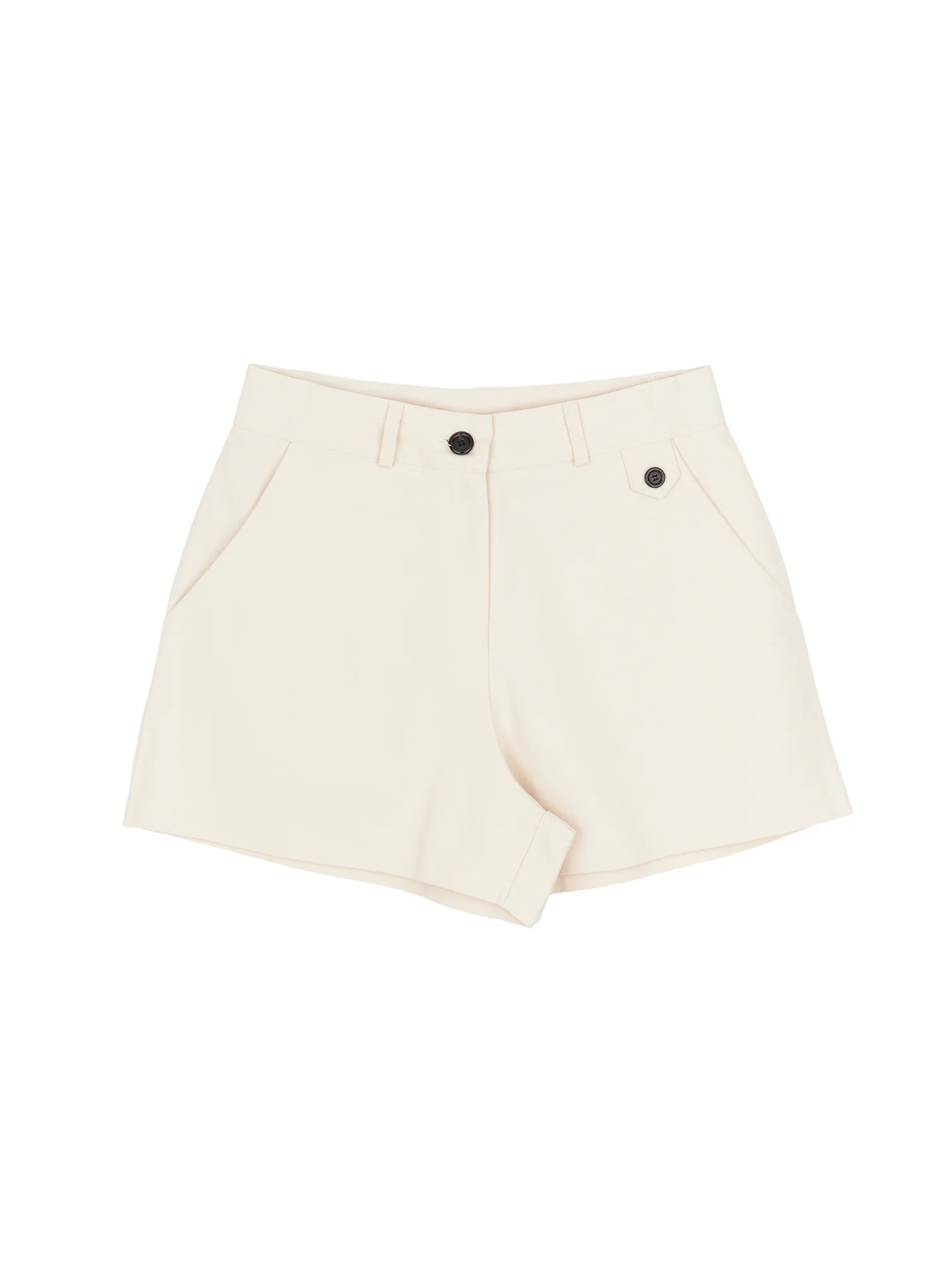 Button Detail Cotton Shorts IM524 - Image 13