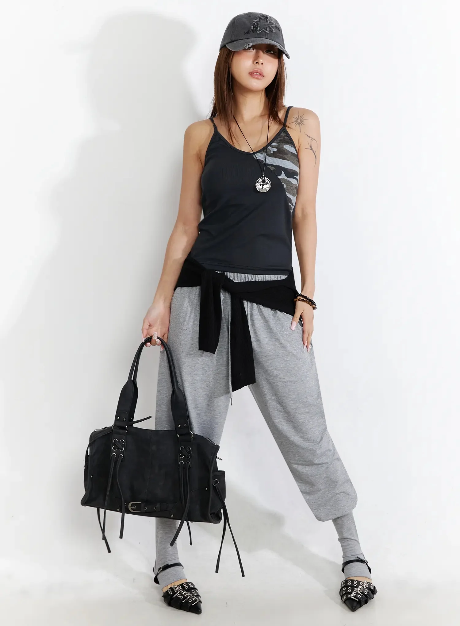 Camo Accent Cami Top IY515 - Image 12