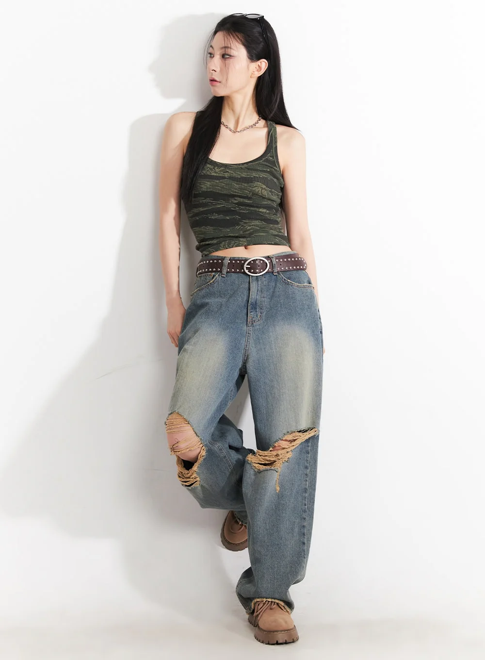 Camo Chic Tank Top CA514 - Image 2