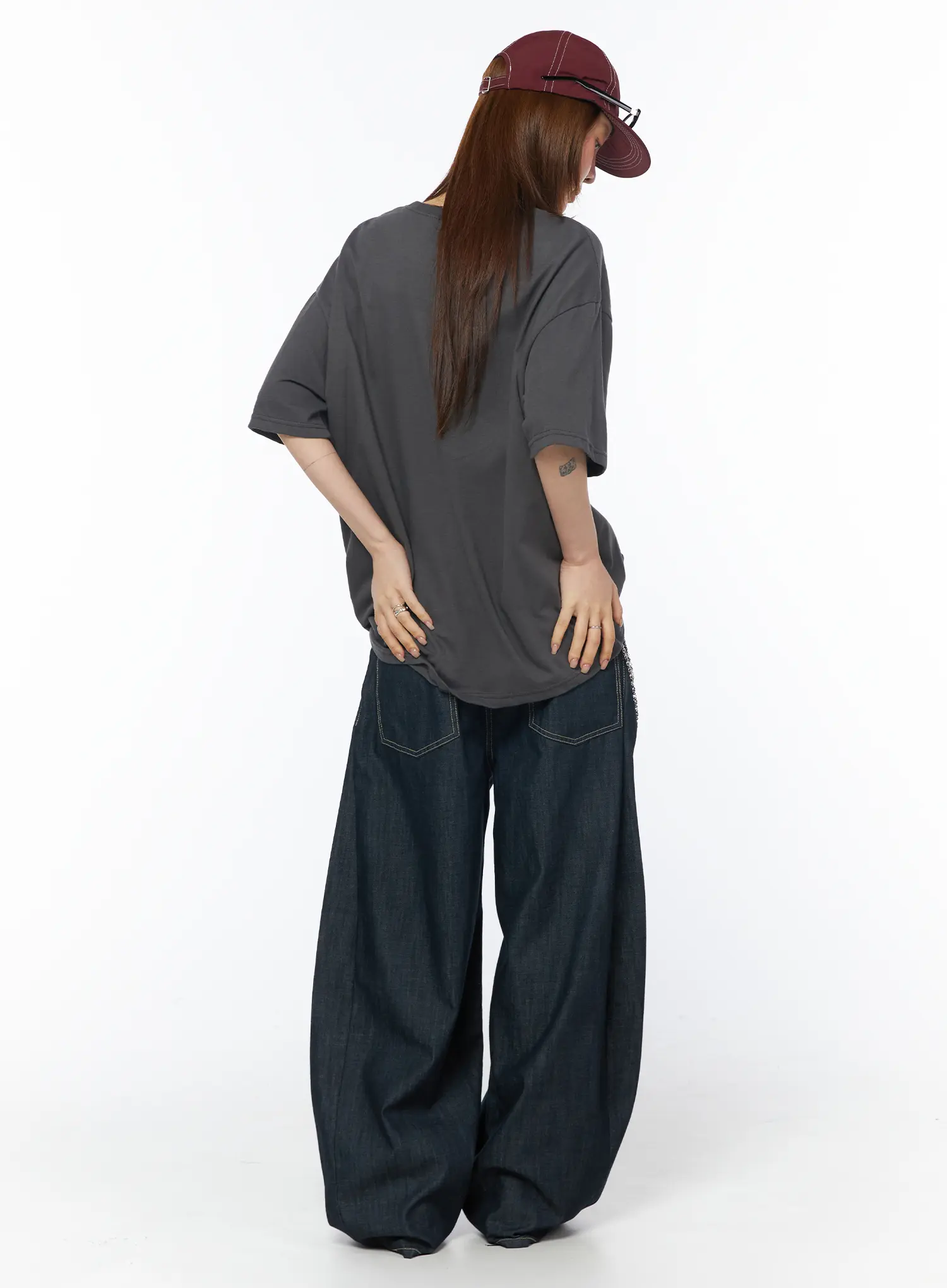 Campbell Wide Leg Jeans CY528 - Image 8