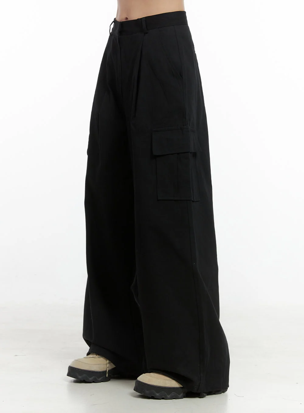 Cargo Cotton Wide Fit Pants OS409 - Image 4