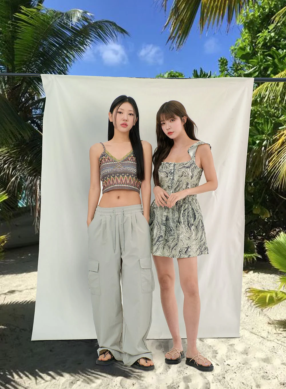Cargo Nylon Pants BY303 - Image 2