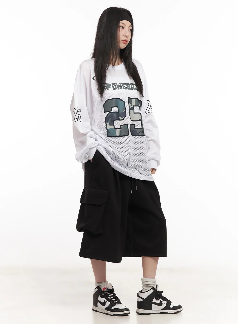Cargo Oversized Bermuda Sweatshorts CM518