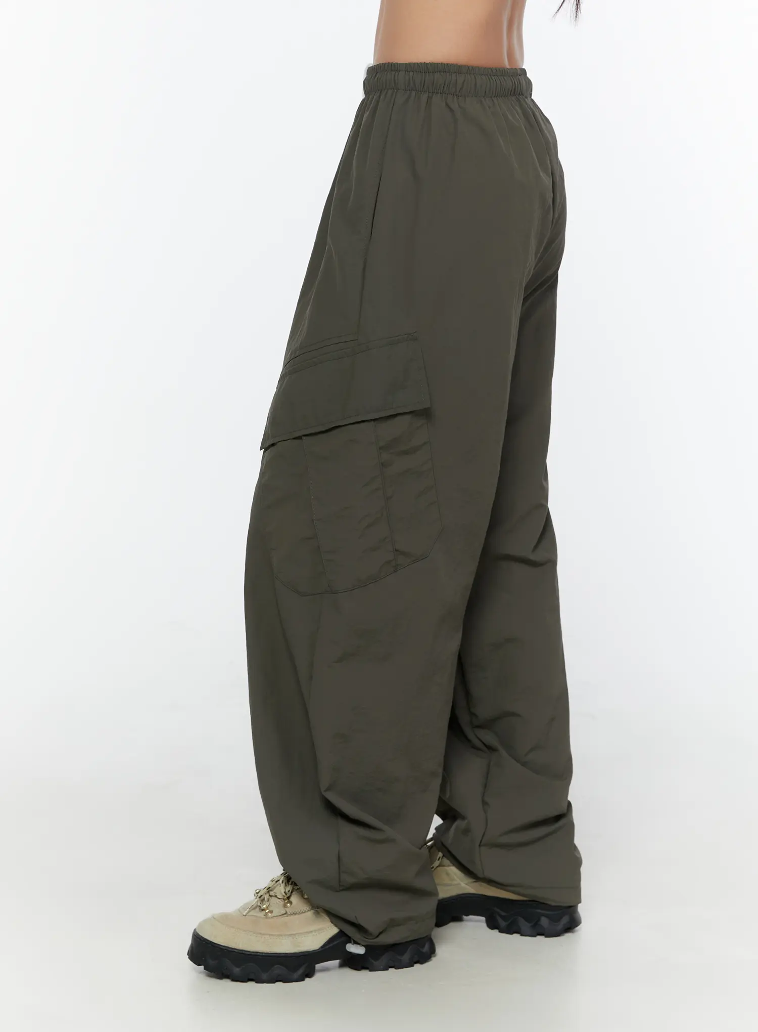 Cargo Wide Parachute Pants CU526 - Image 3
