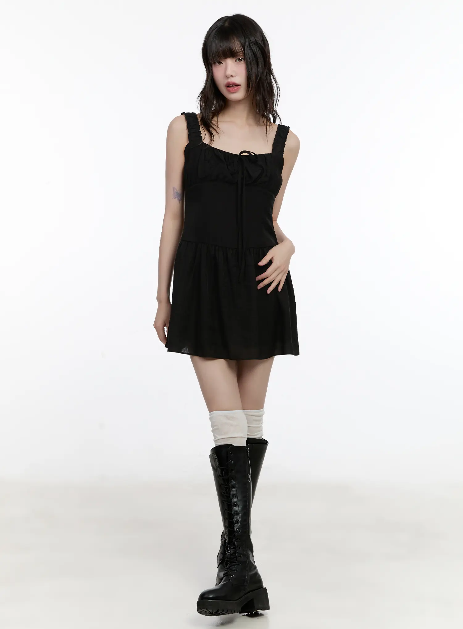 Casual Babydoll Mini Dress CL507 - Image 3