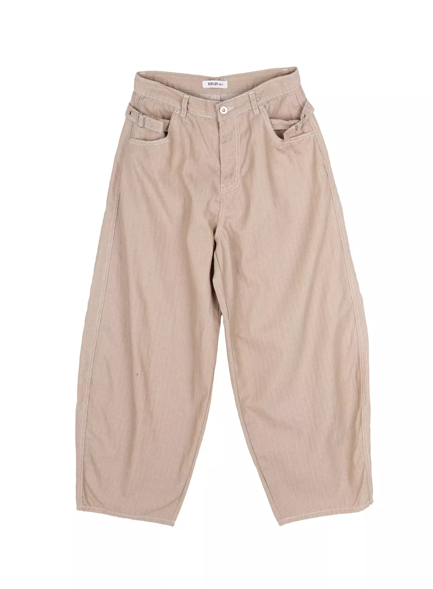 Casual Baggy Stripe Pants IU518 - Image 18