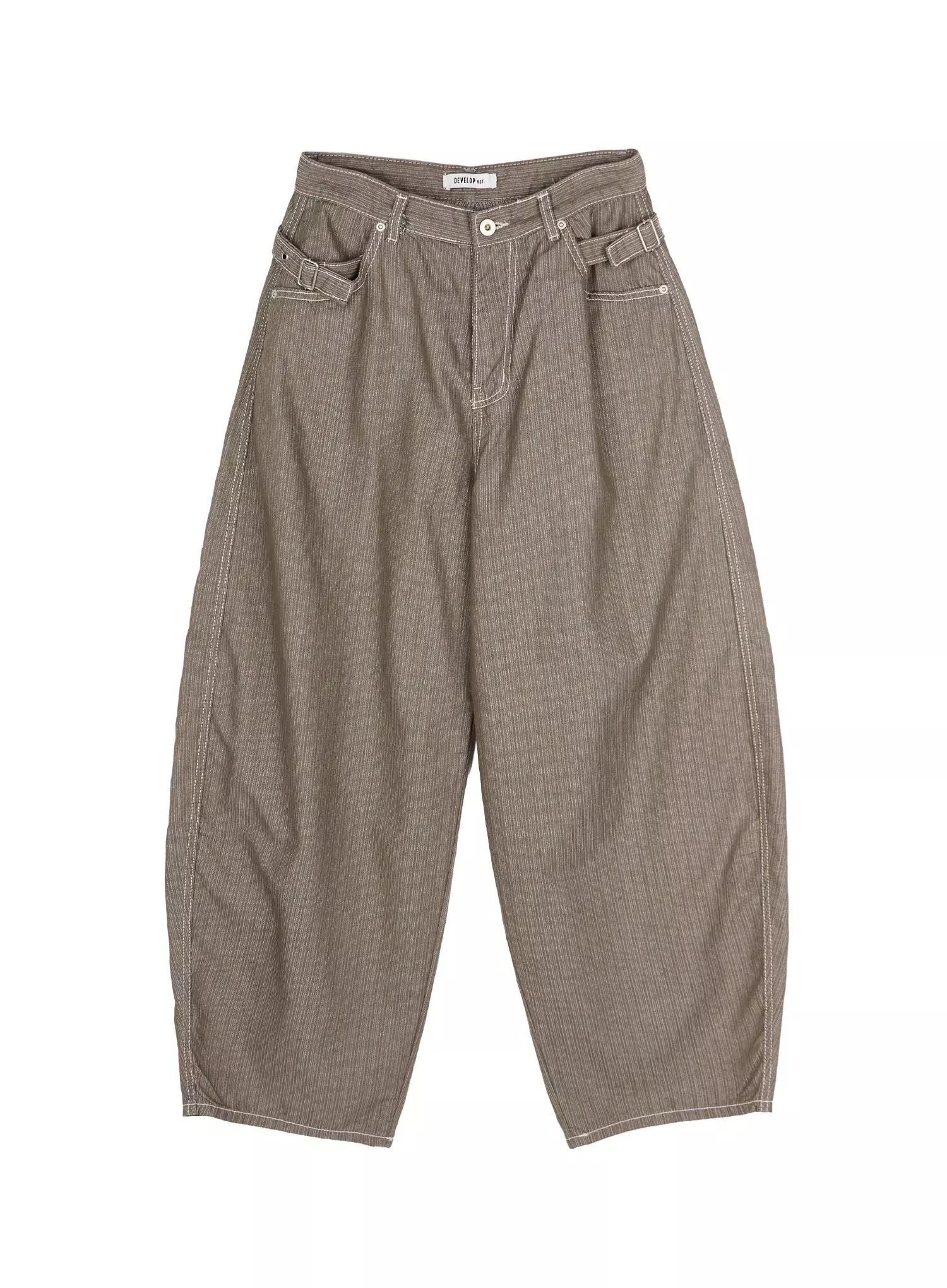 Casual Baggy Stripe Pants IU518 - Image 19
