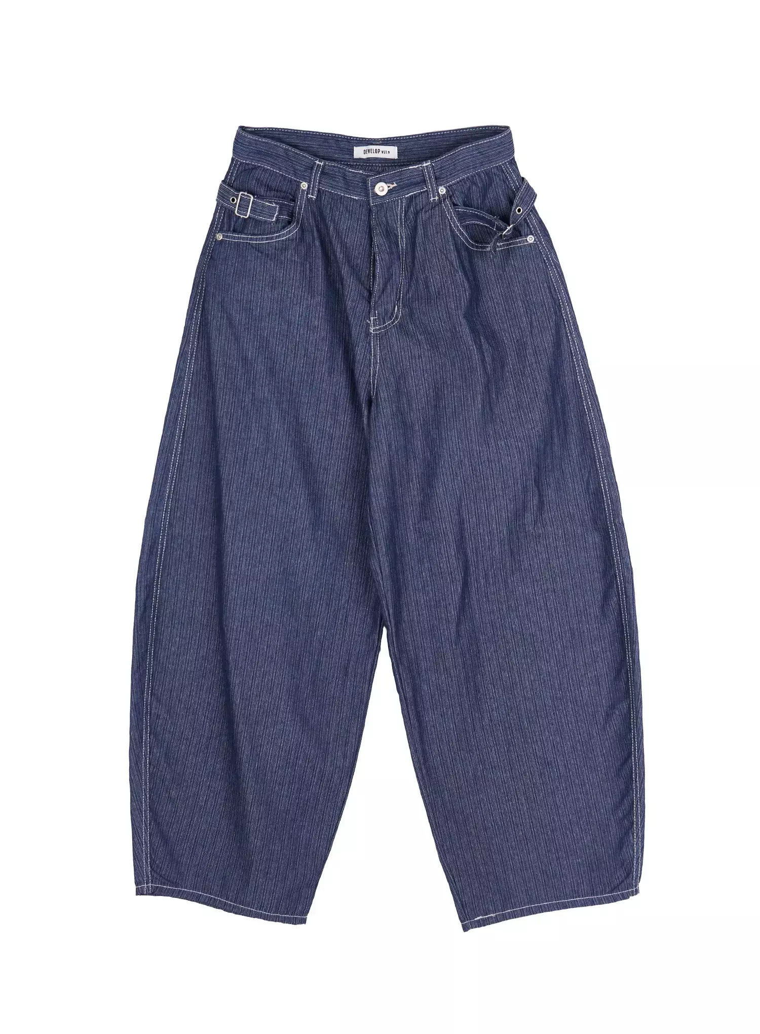 Casual Baggy Stripe Pants IU518 - Image 20