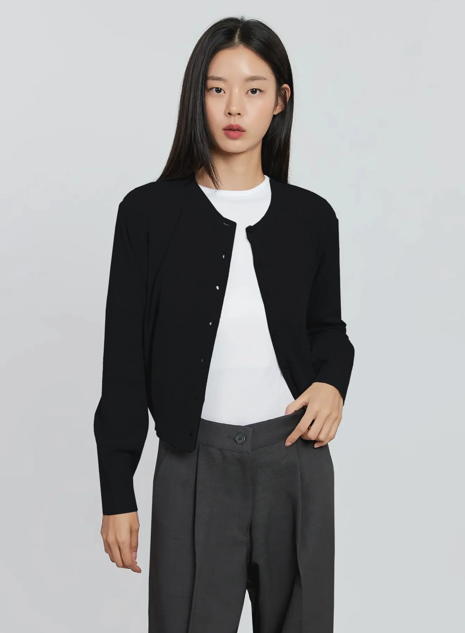 Casual Button-Up Cardigan IN507 - Image 15