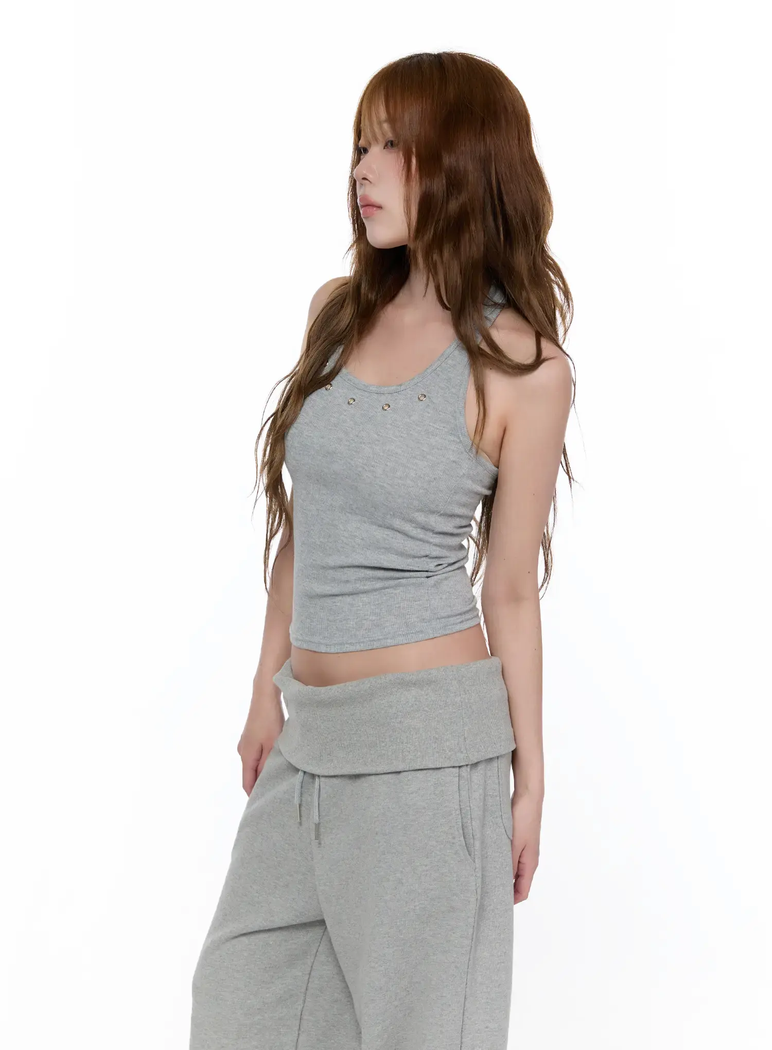 Casual Eyelet Halter Top CA520 - Image 5