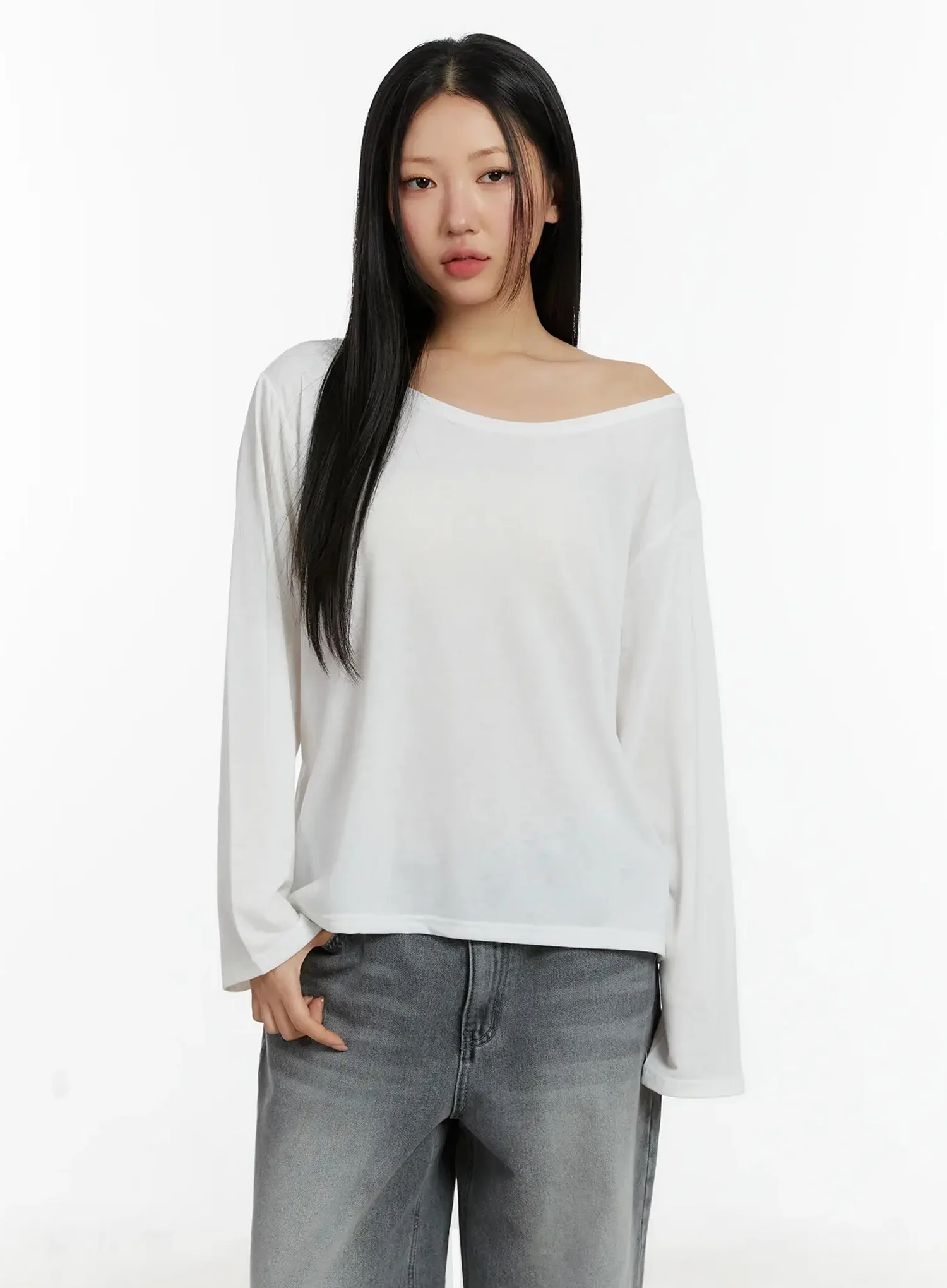 Casual Fleece Loose Fit Long Sleeve Tee ID526 - Image 12