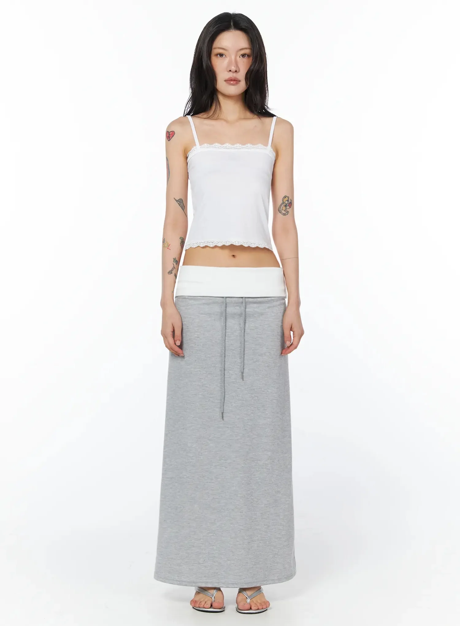 Casual Foldover Maxi Skirt IU509 - Image 6