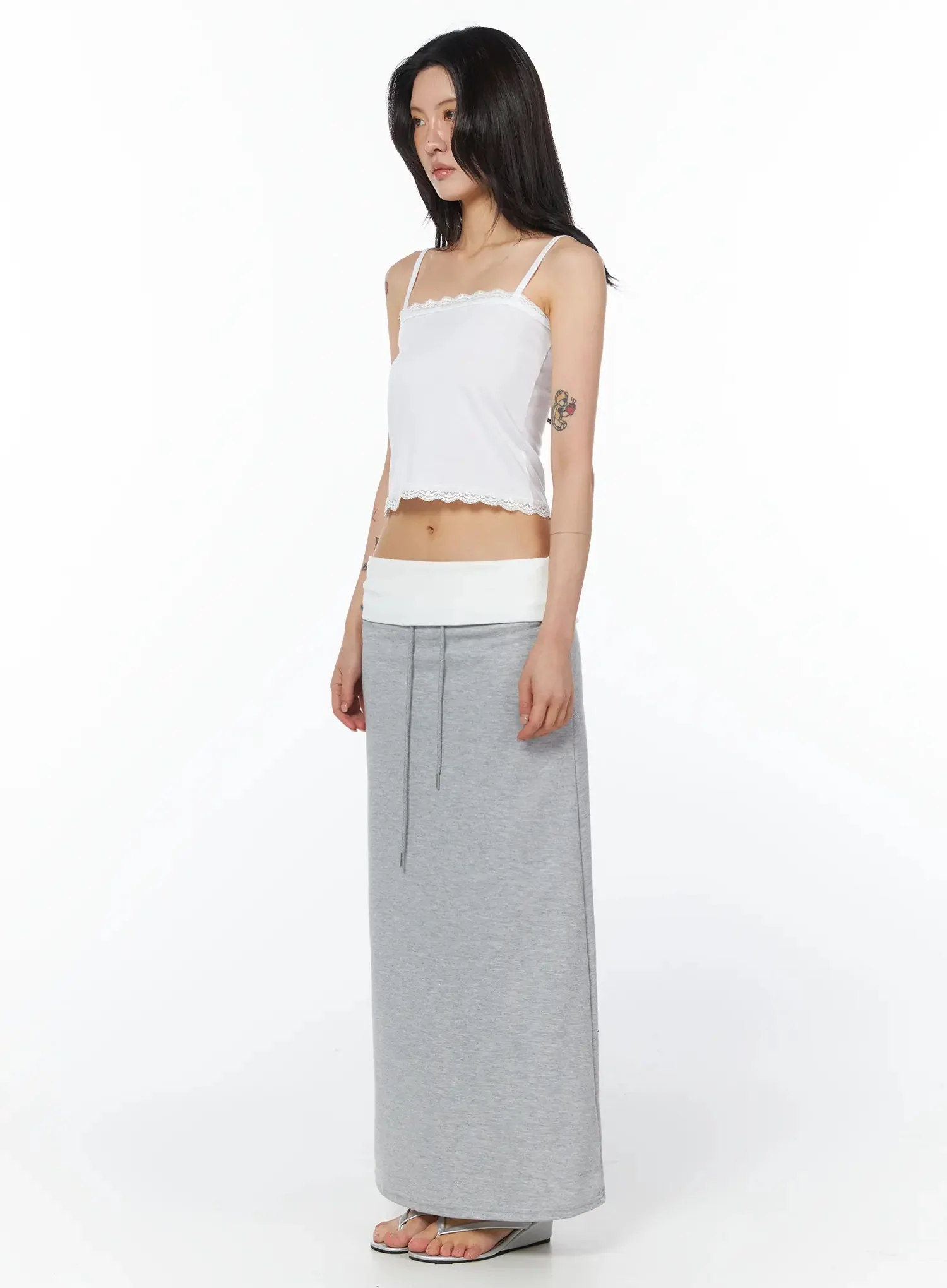 Casual Foldover Maxi Skirt IU509 - Image 7