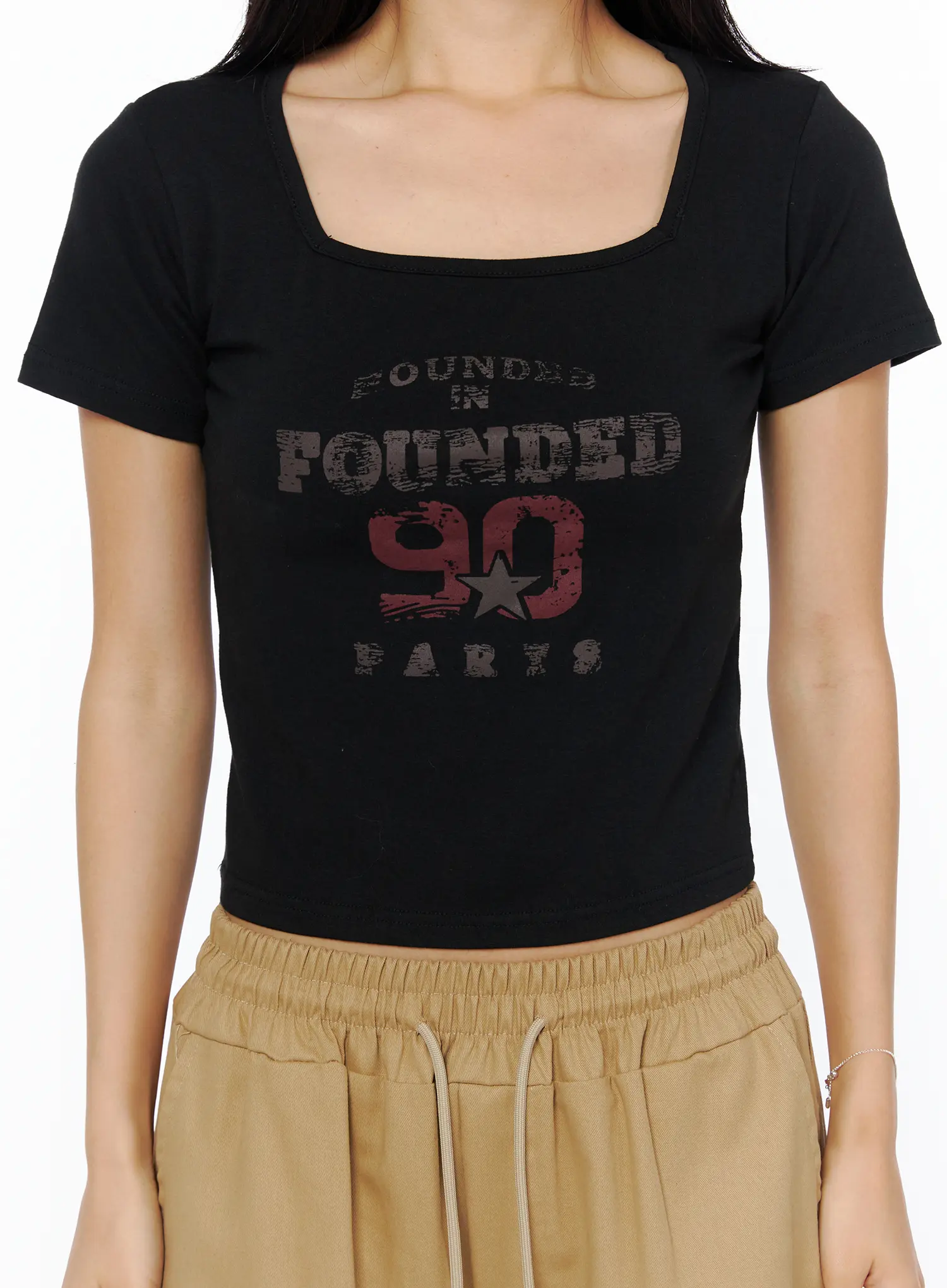 Casual Graphic Crop Top CU515 - Image 8
