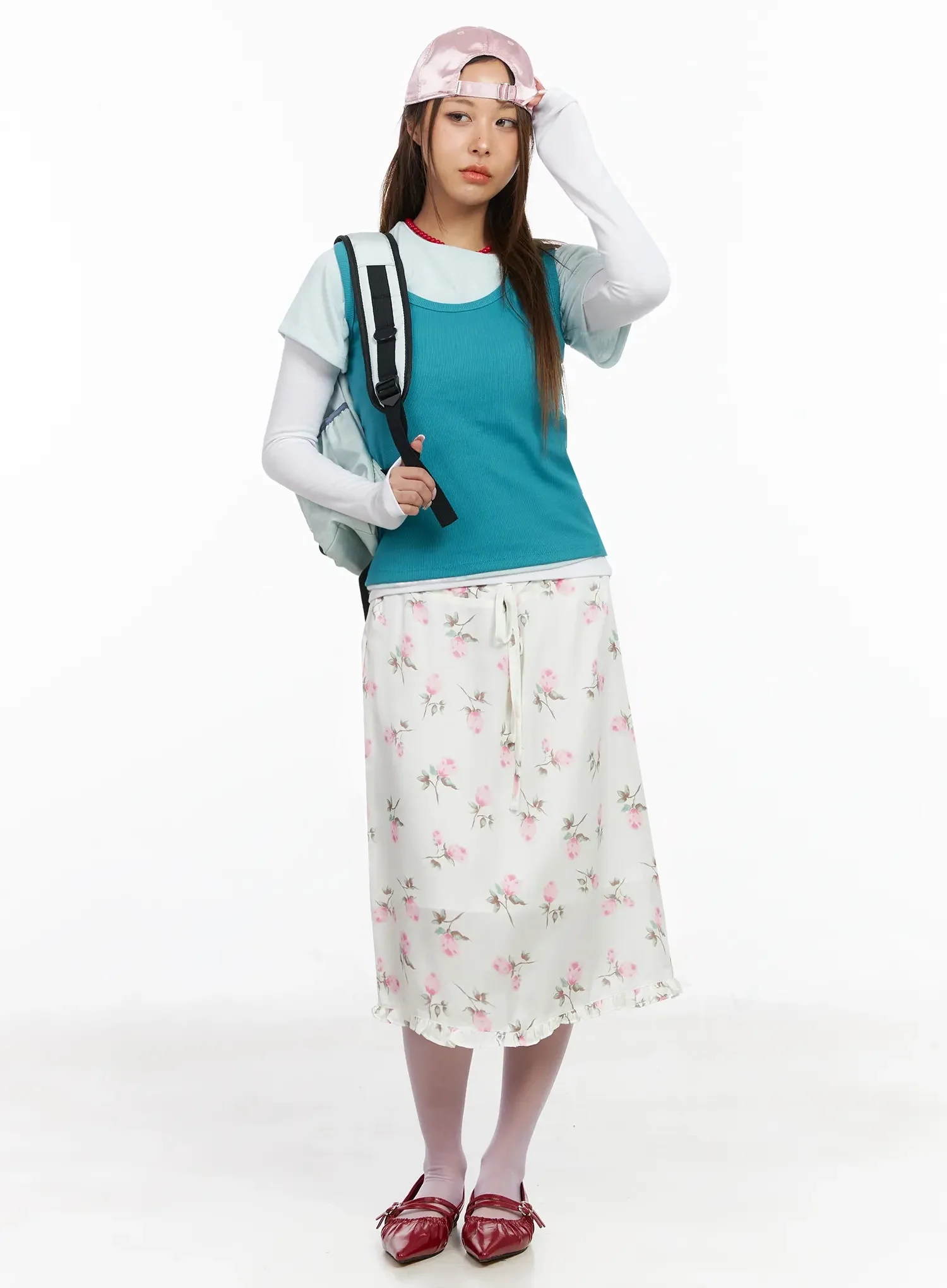 Casual Knit Loose-Fit Tank Top IY515 - Image 11