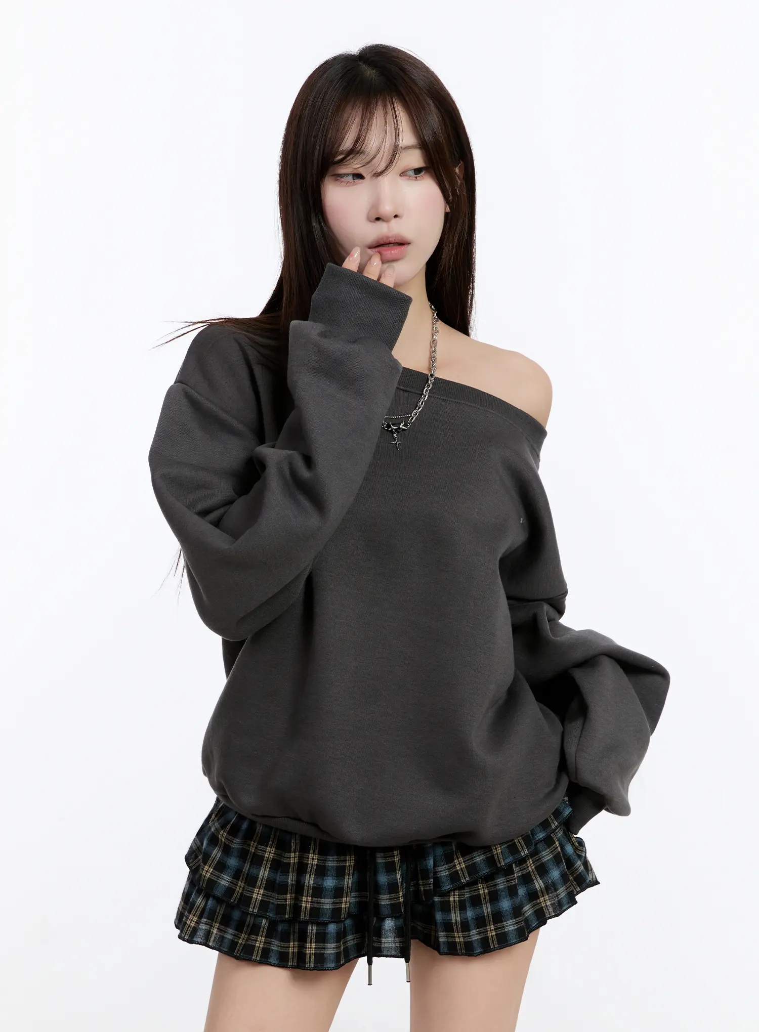 Casual Off-Shoulder Sweatshirt CN524 - Image 10