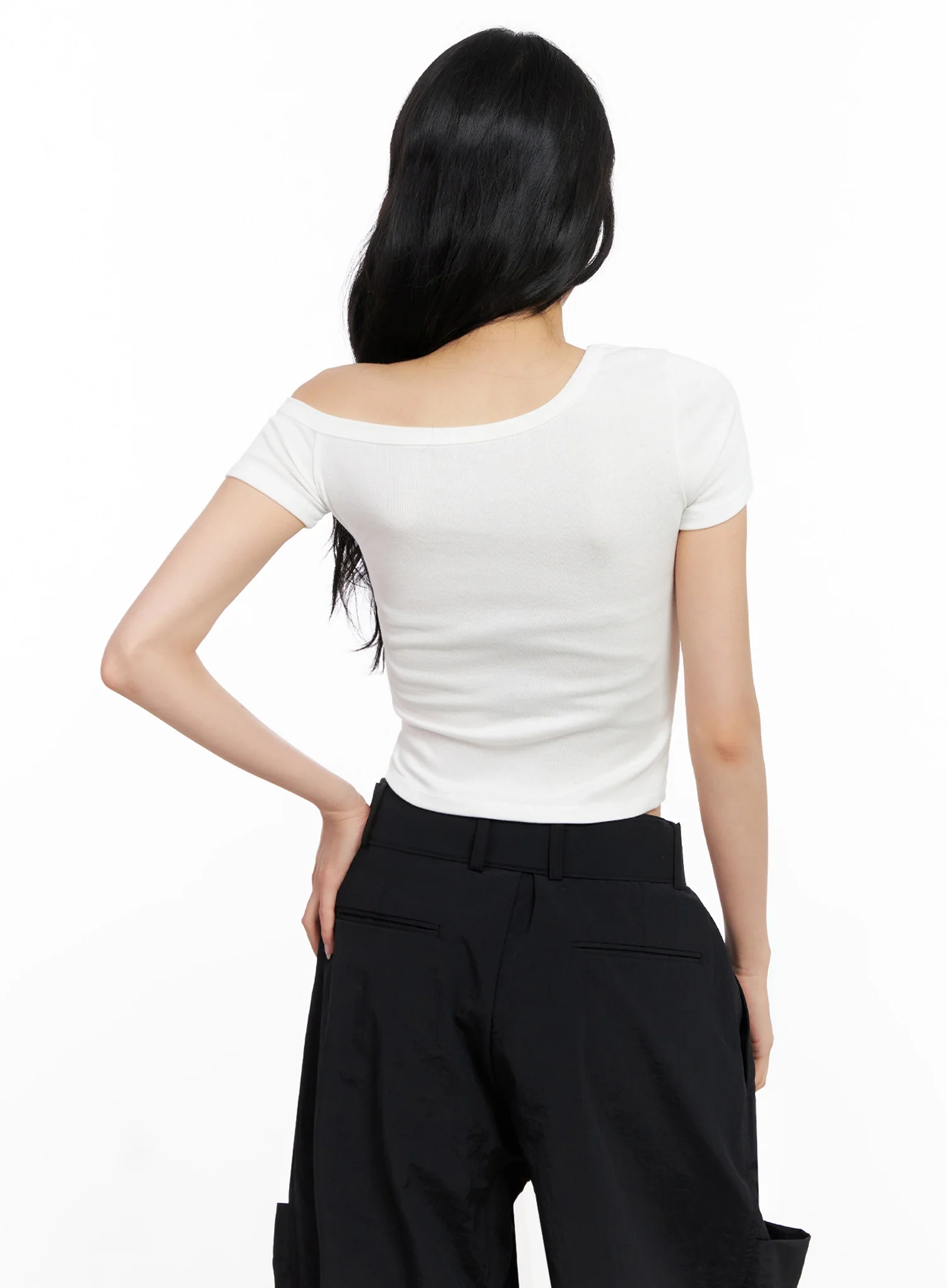 Casual Off-Shoulder Top IG508 - Image 9