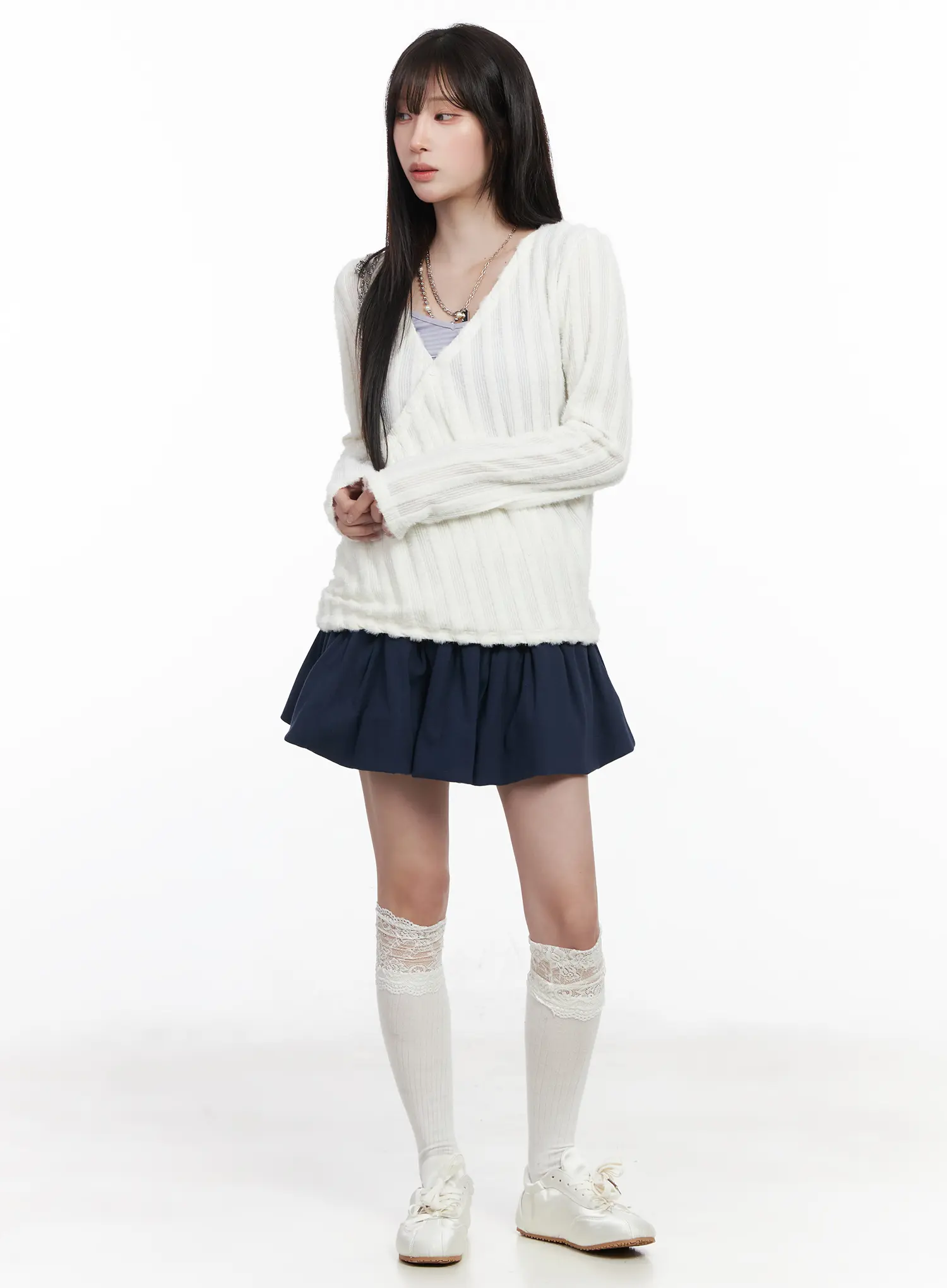 Casual Ribbed Sleeveless Top With Badges CF523 - Image 7