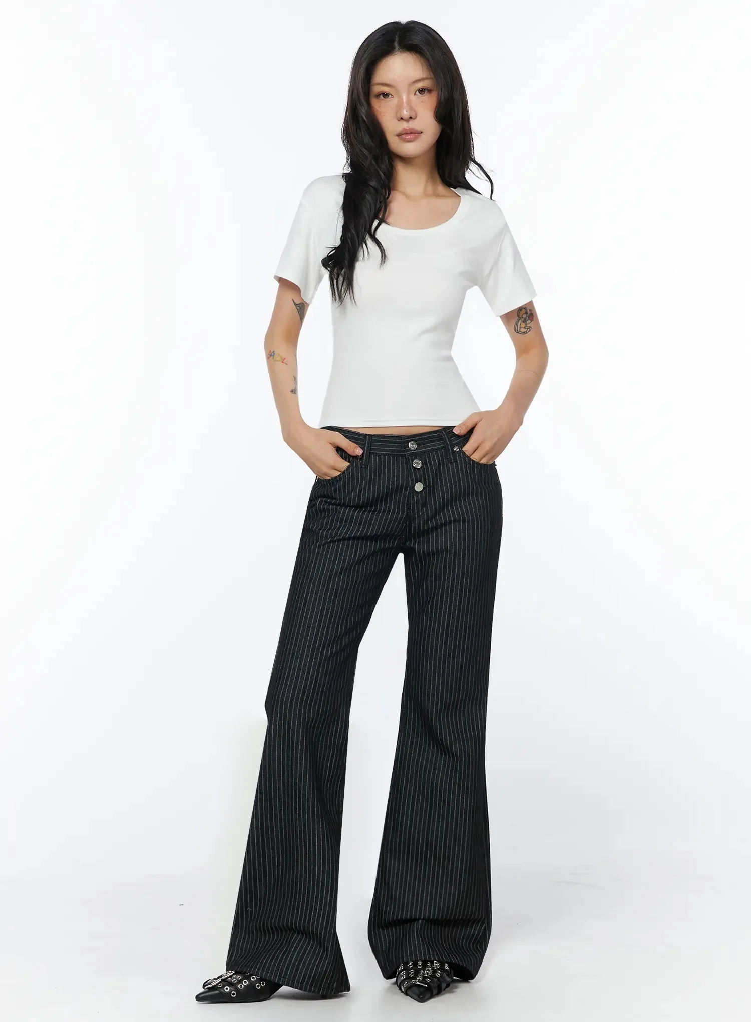 Casual Round Neck Short Sleeve Top IU508 - Image 3