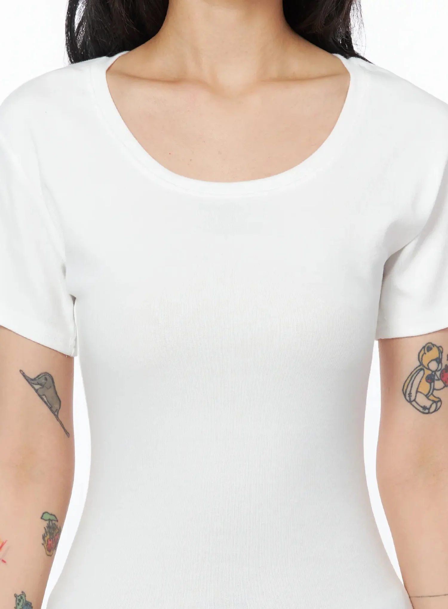 Casual Round Neck Short Sleeve Top IU508 - Image 5