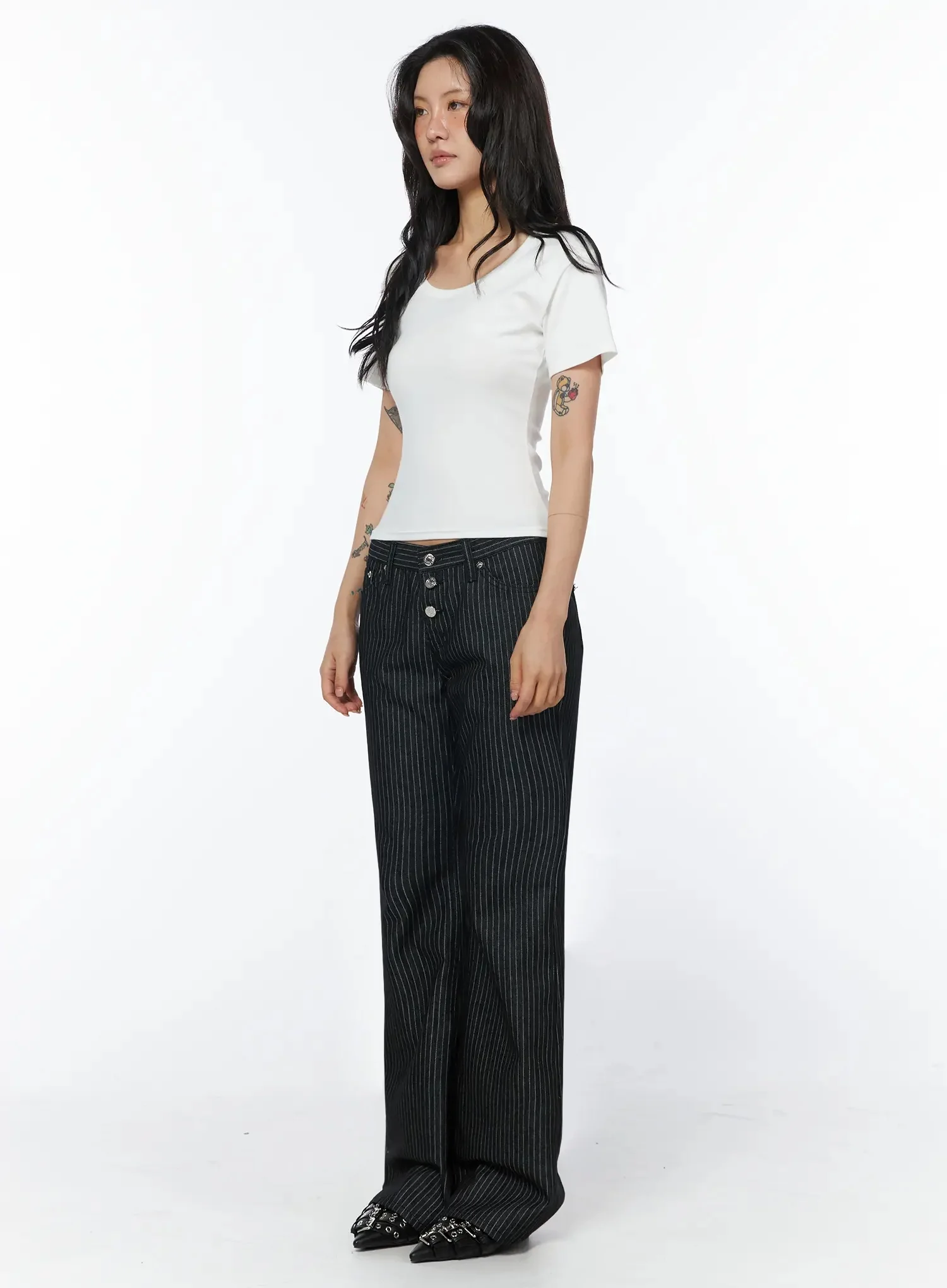 Casual Round Neck Short Sleeve Top IU508 - Image 9