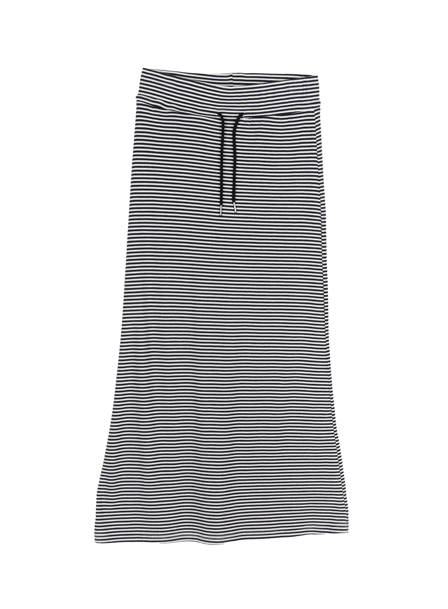 Casual Striped Drawstring Maxi Skirt IU525 - Image 11