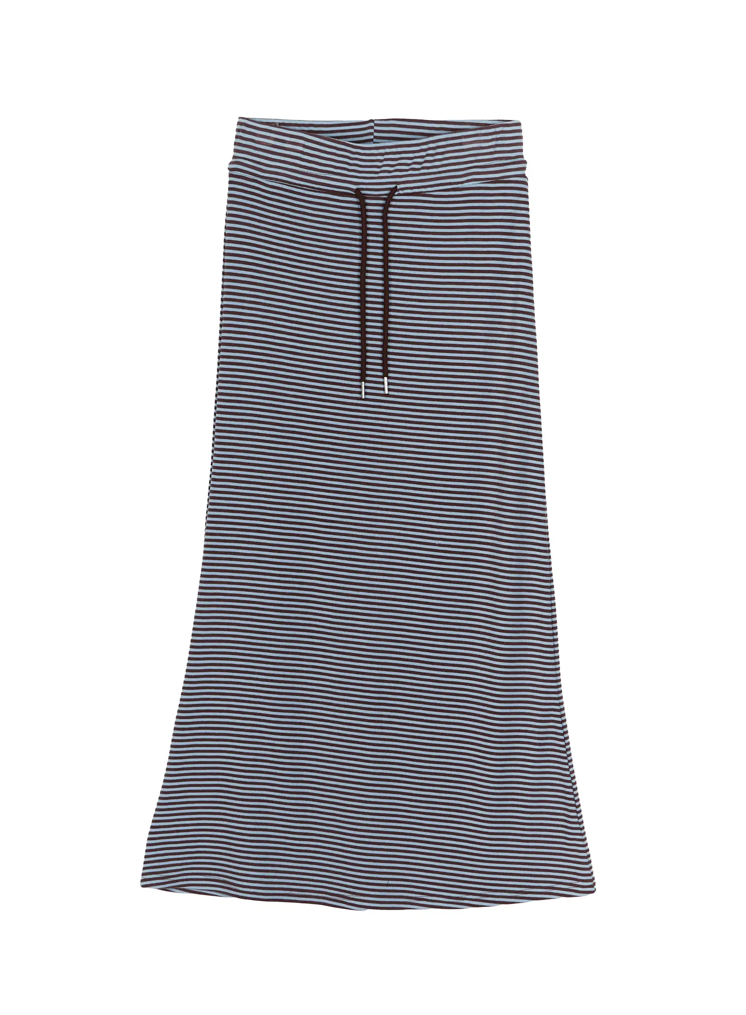 Casual Striped Drawstring Maxi Skirt IU525 - Image 13