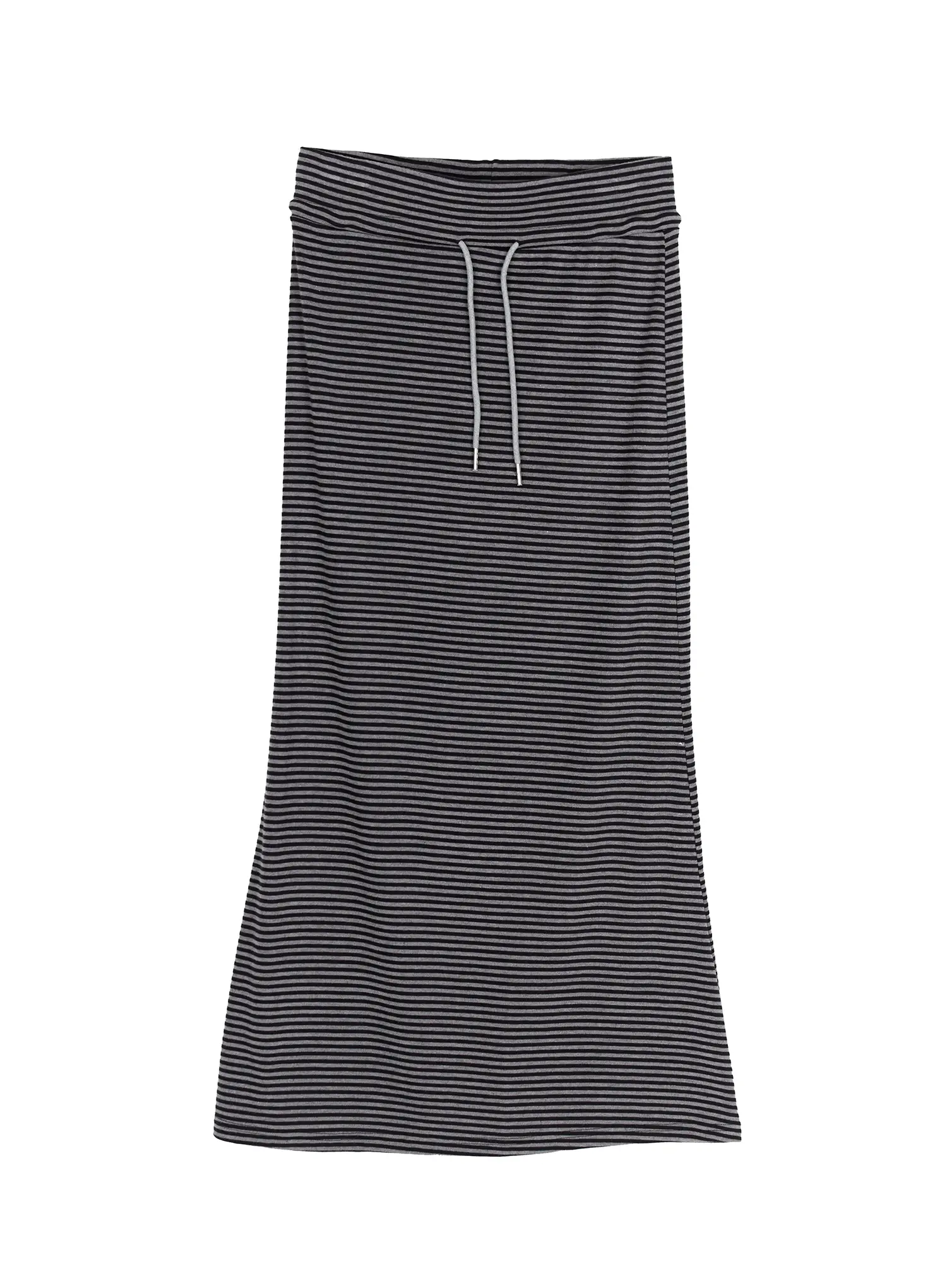 Casual Striped Drawstring Maxi Skirt IU525 - Image 15