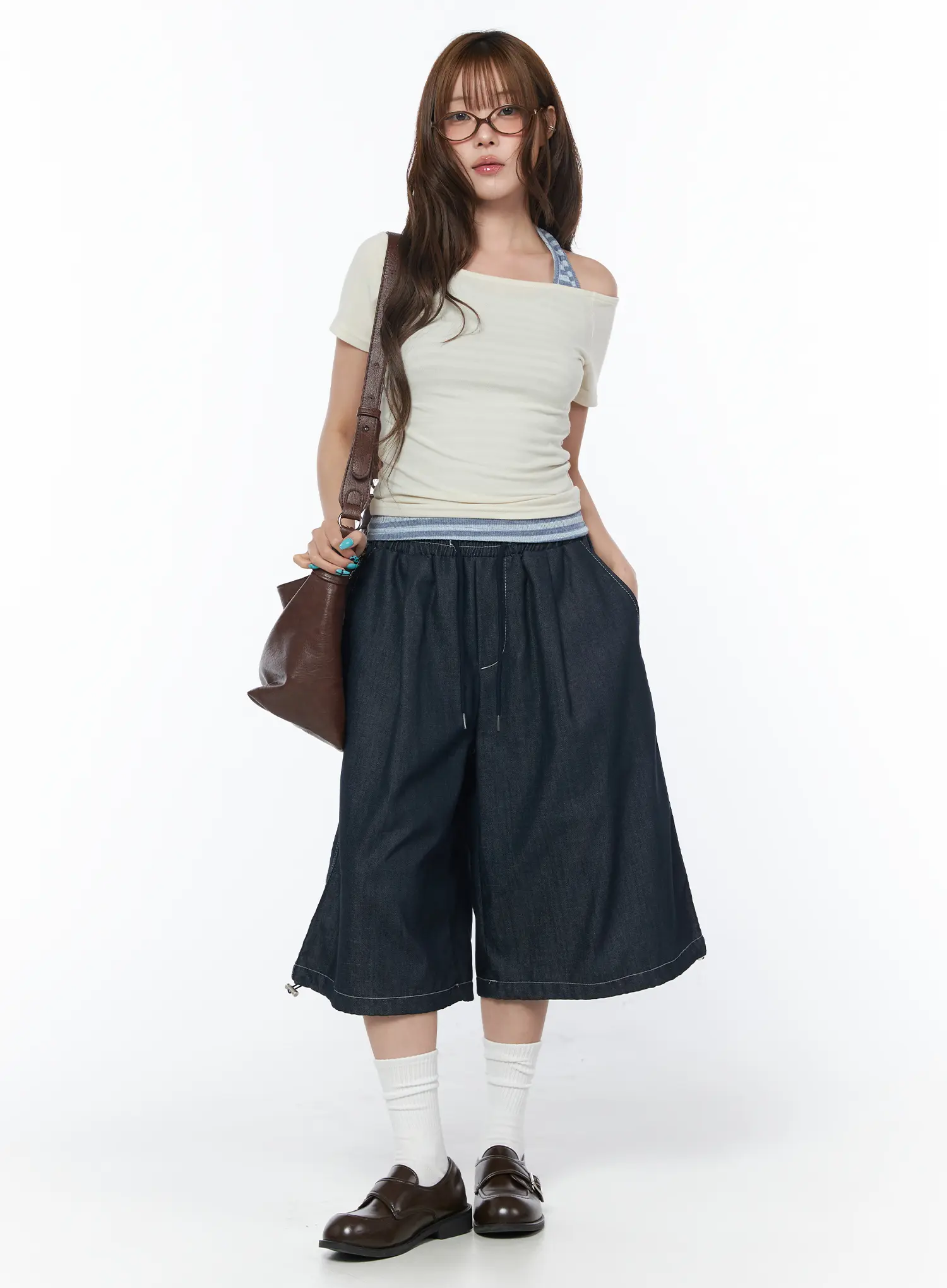 Casual Striped Halter Tank Top CY529 - Image 7