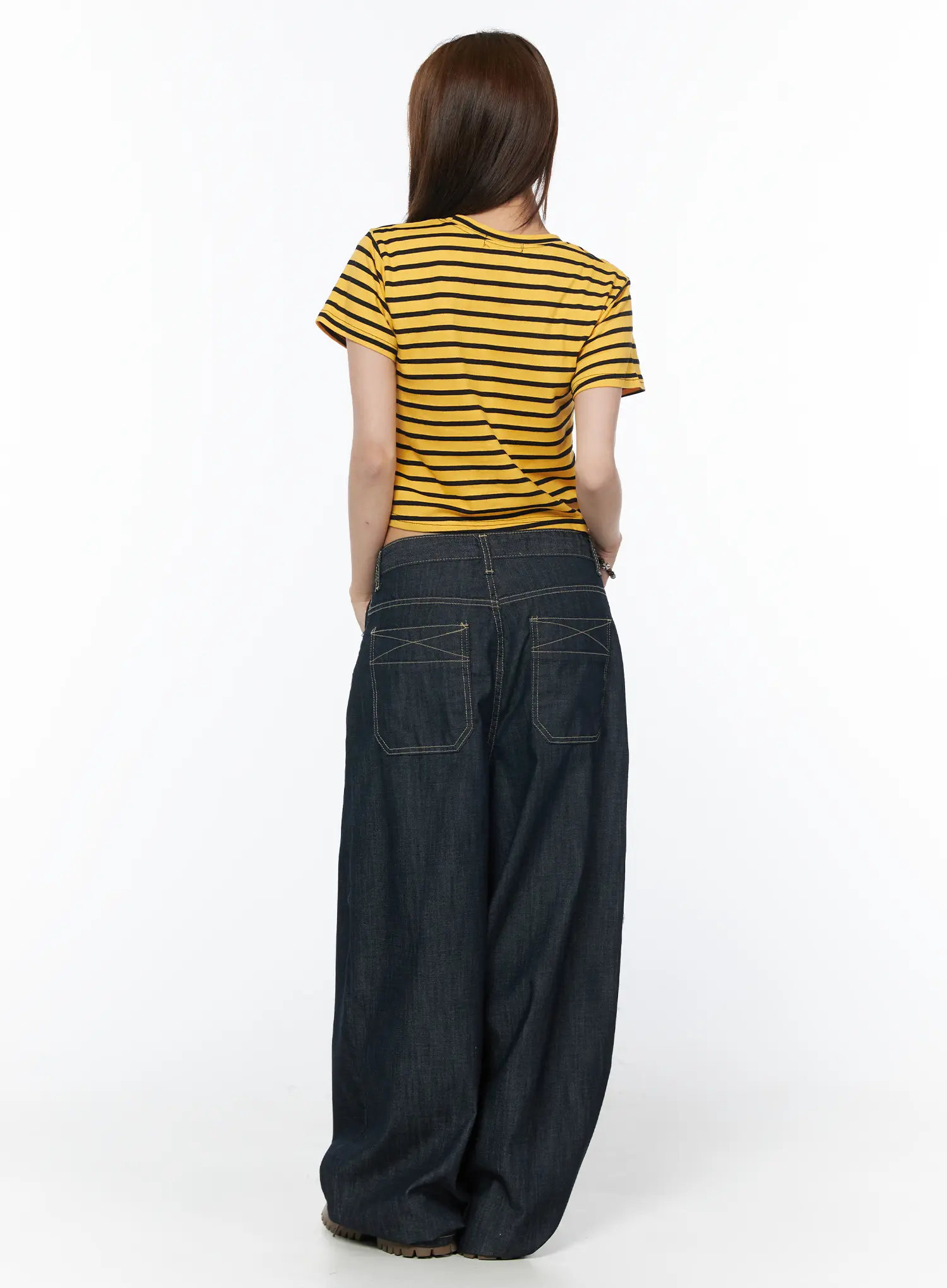 Casual Striped Short Sleeve Top CY529 - Image 5