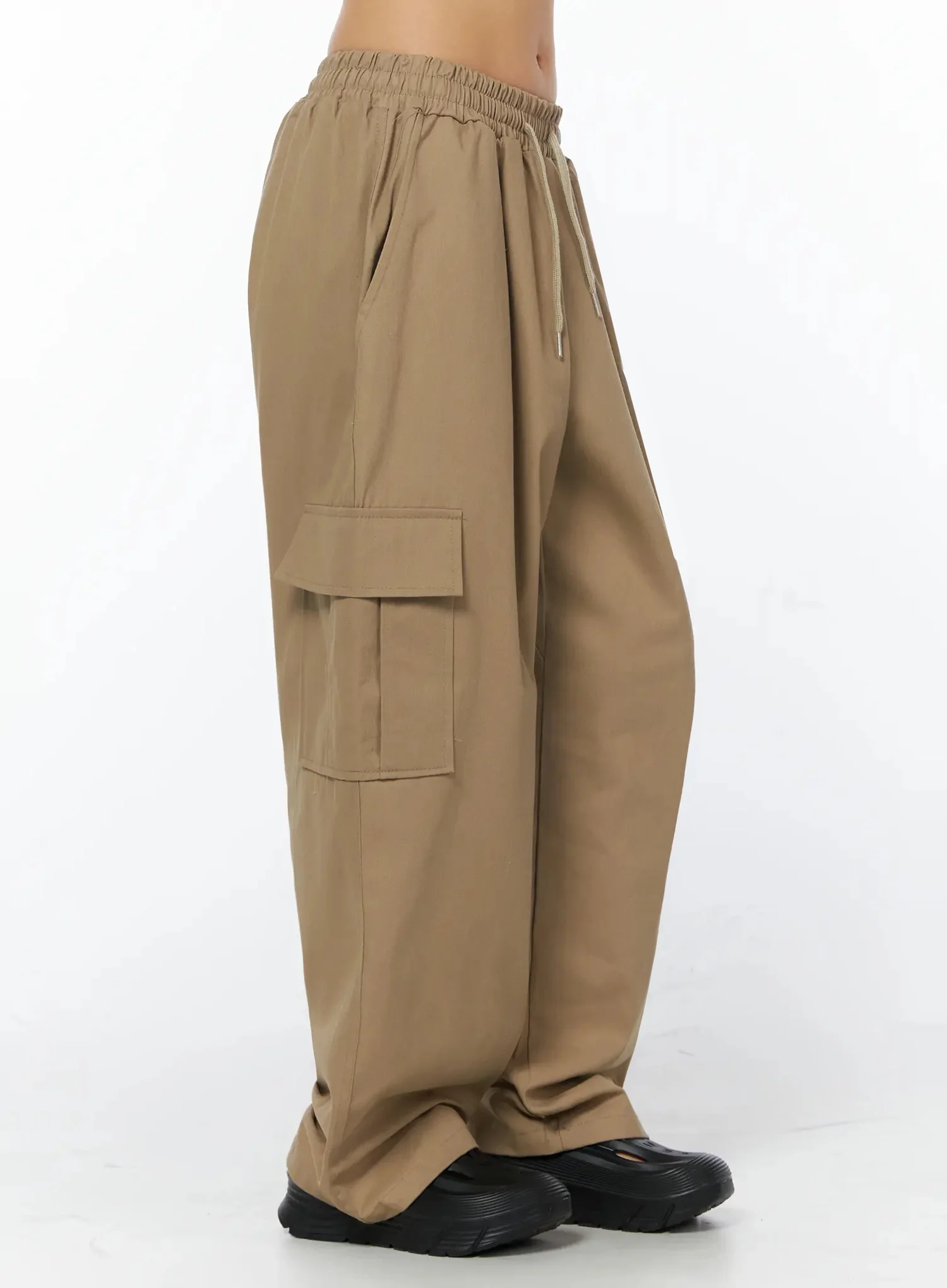 Casual Wide Leg Cargo Pants IU509 - Image 6