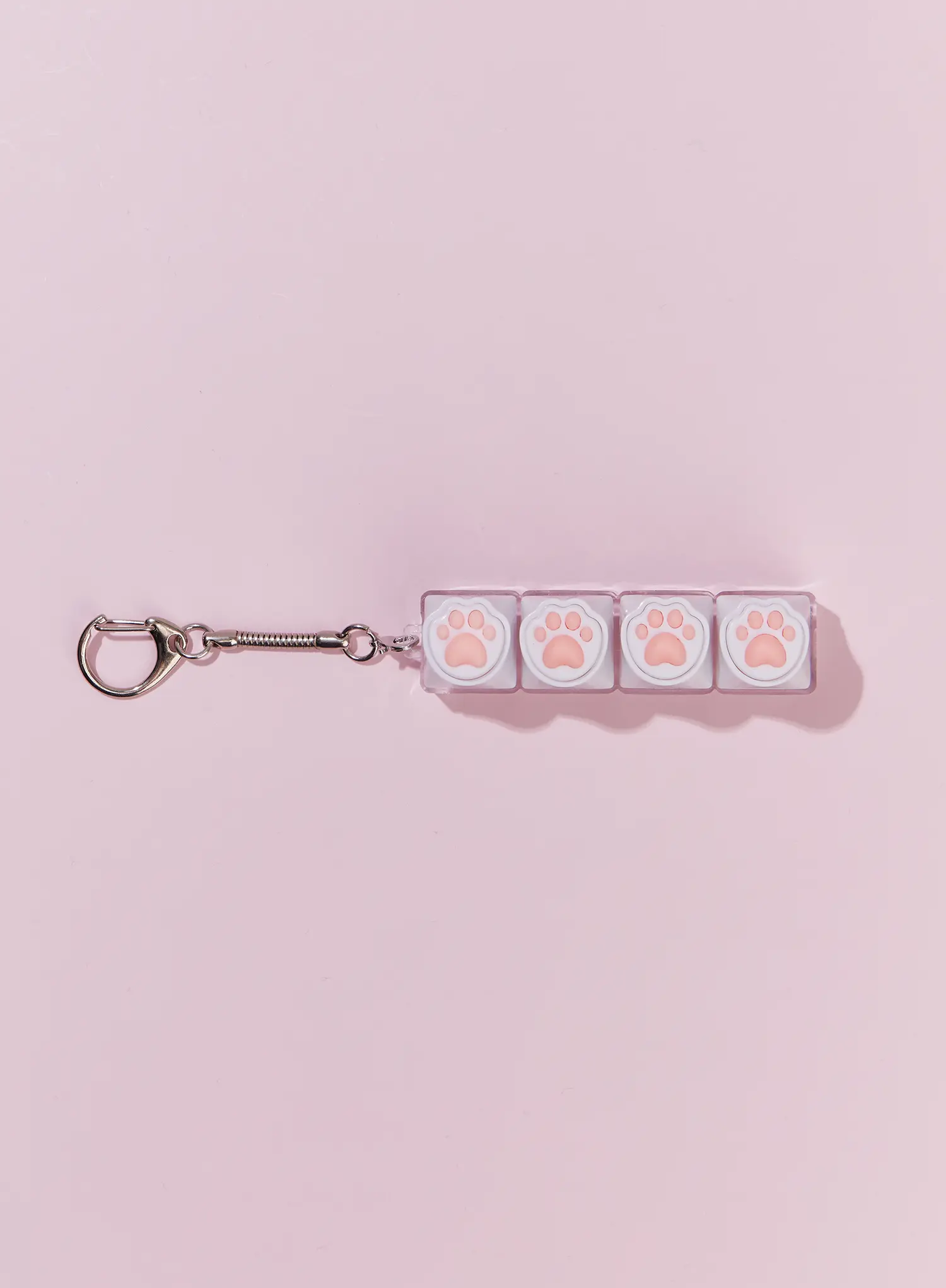 Cat Paw Print Keycap Keyring IM527