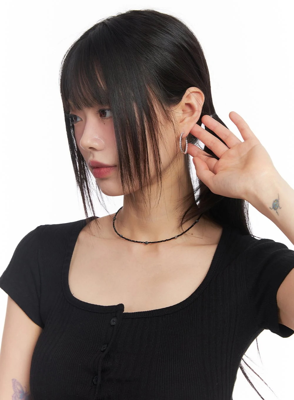 Celeste Cubic Ring Earrings IM531 - Image 10