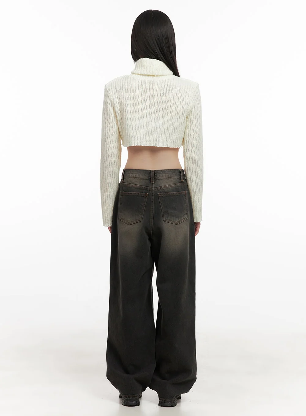 Celina Washed Baggy Wide-Leg Jeans CD426 - Image 5