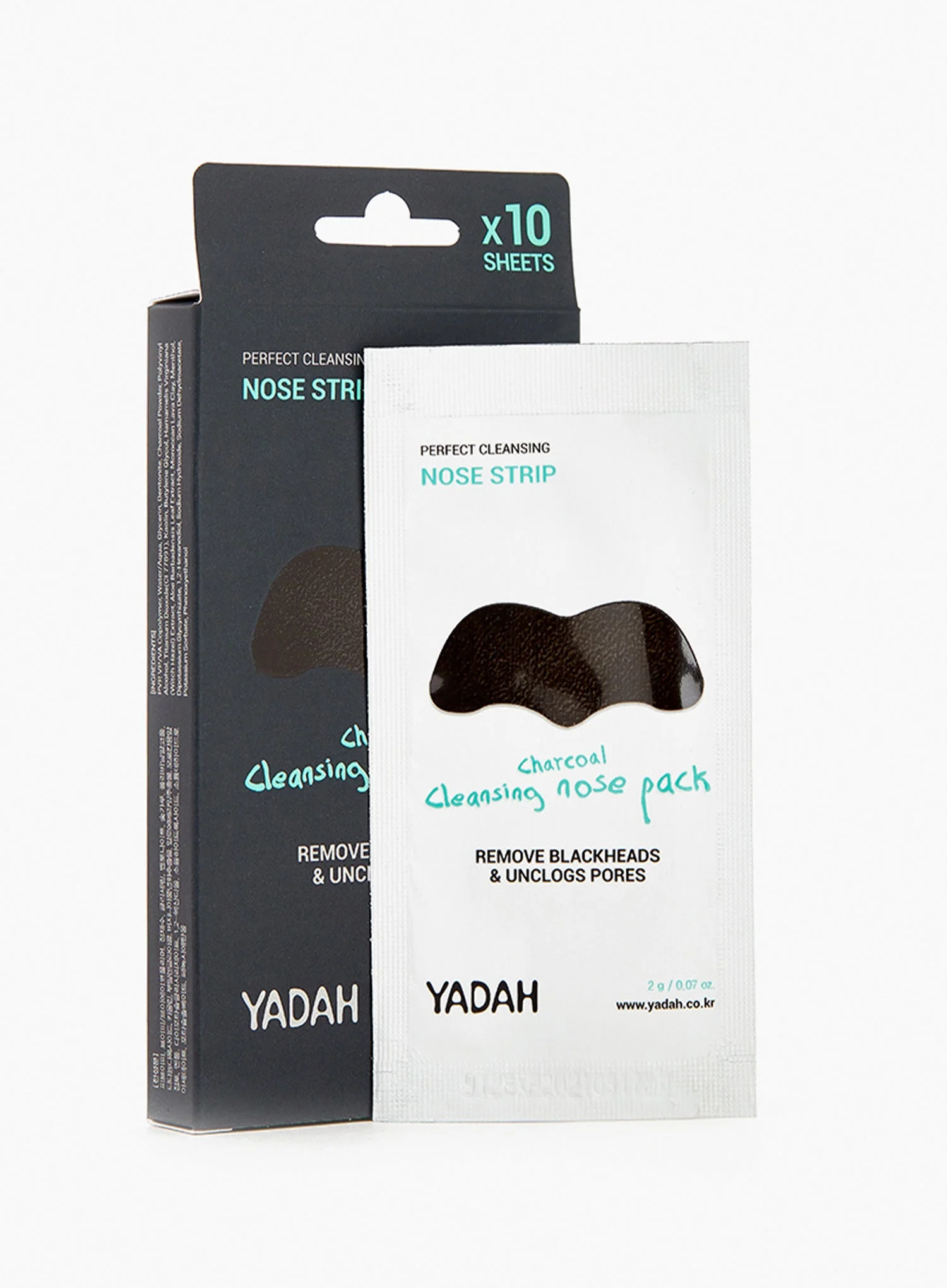 Charcoal Cleansing Nose Pack (10pcs) - Image 7