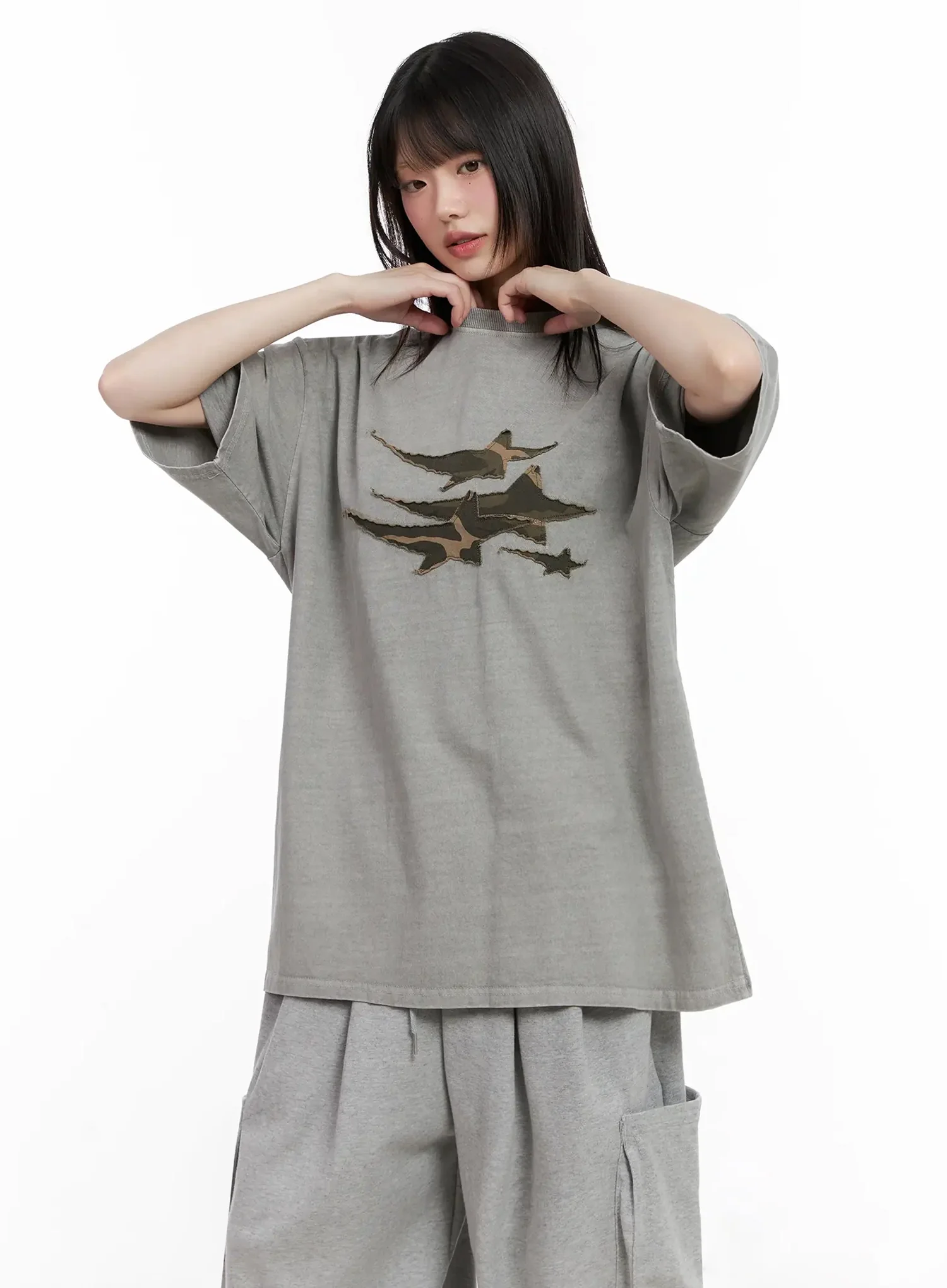 Charcoal Graphic T-Shirt IL531 - Image 6