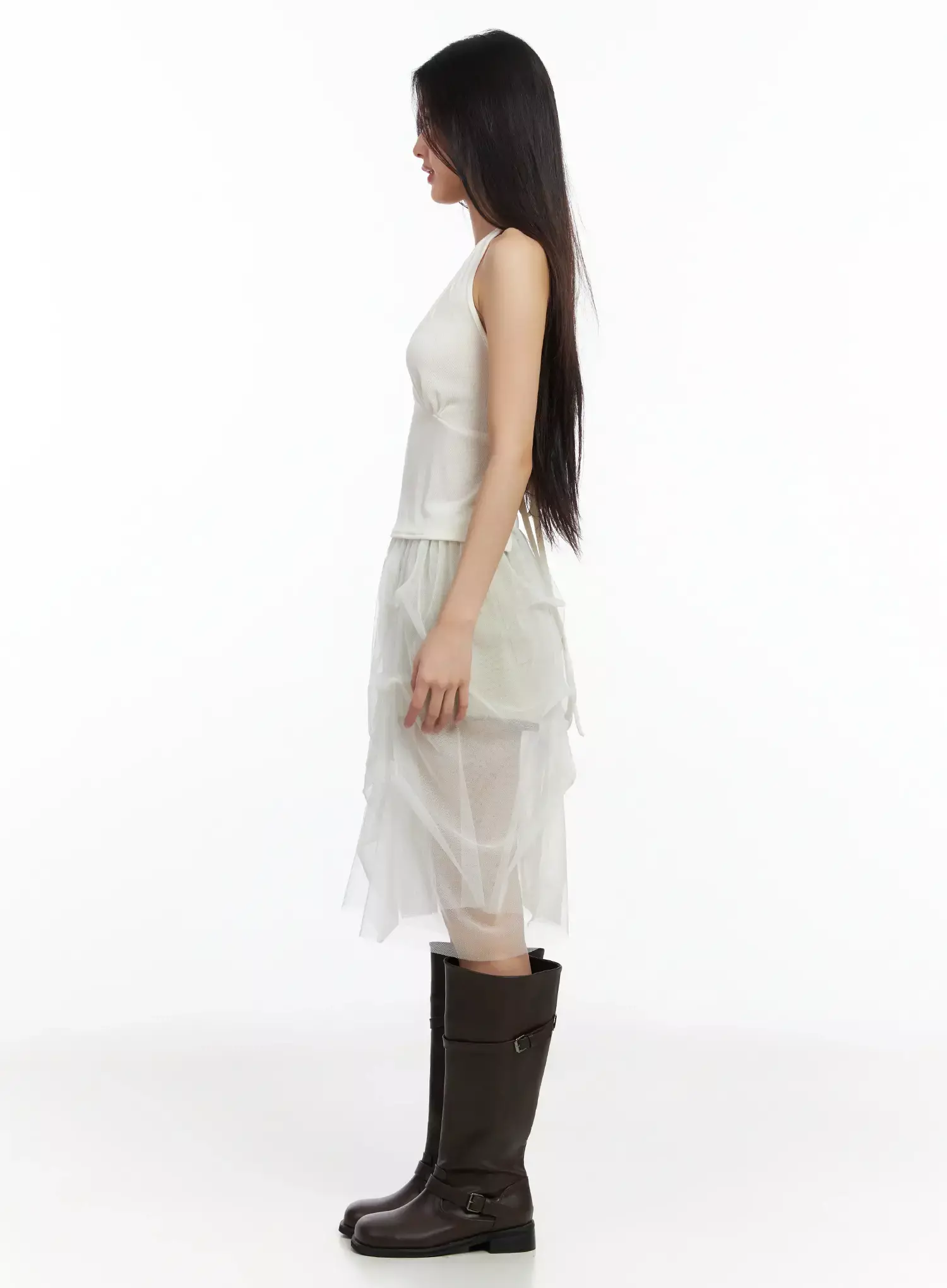 Chic Mesh Halter Neck Top IM530 - Image 11