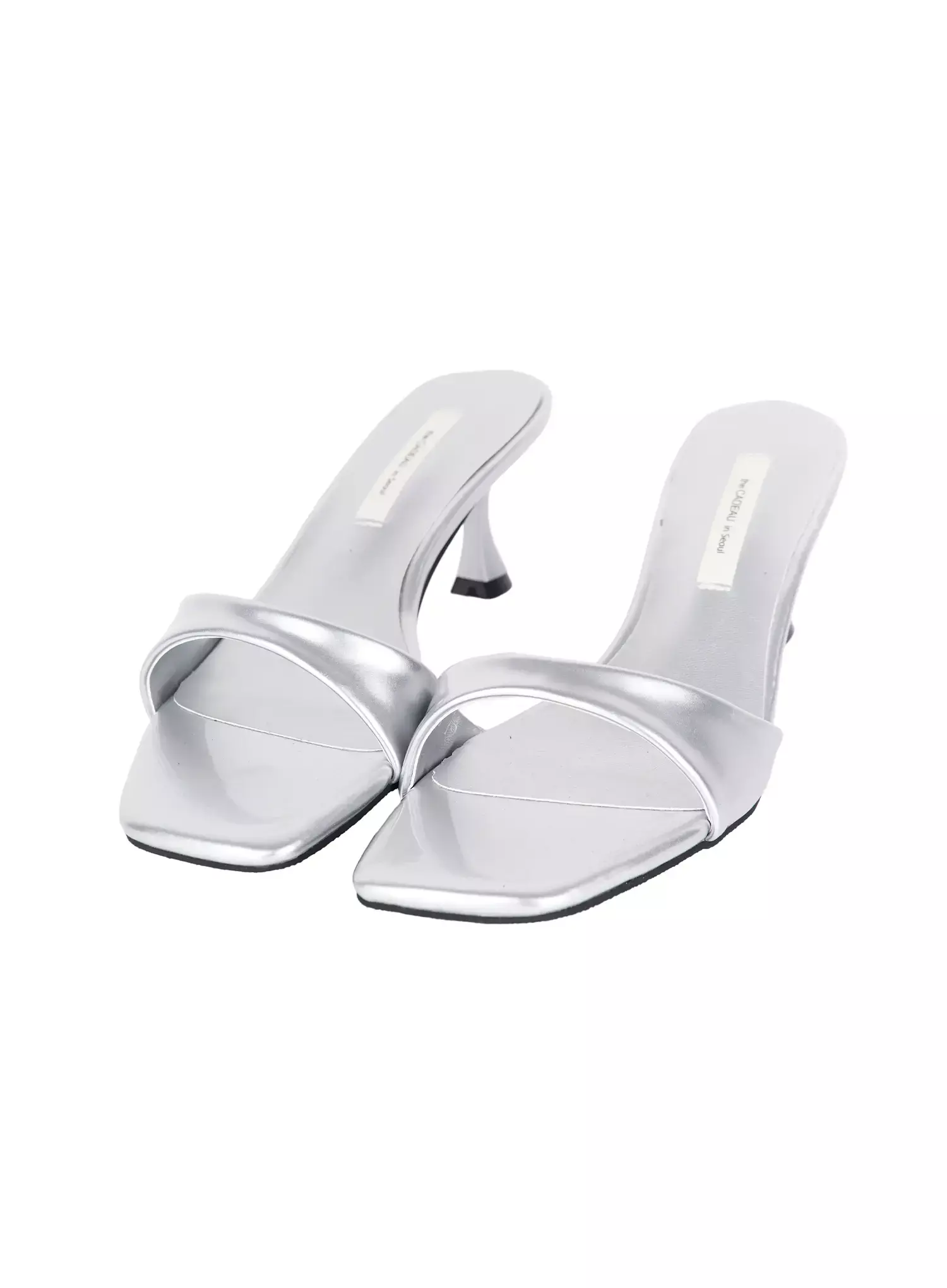 Chic Metallic Mule Sandals IU518 - Image 11