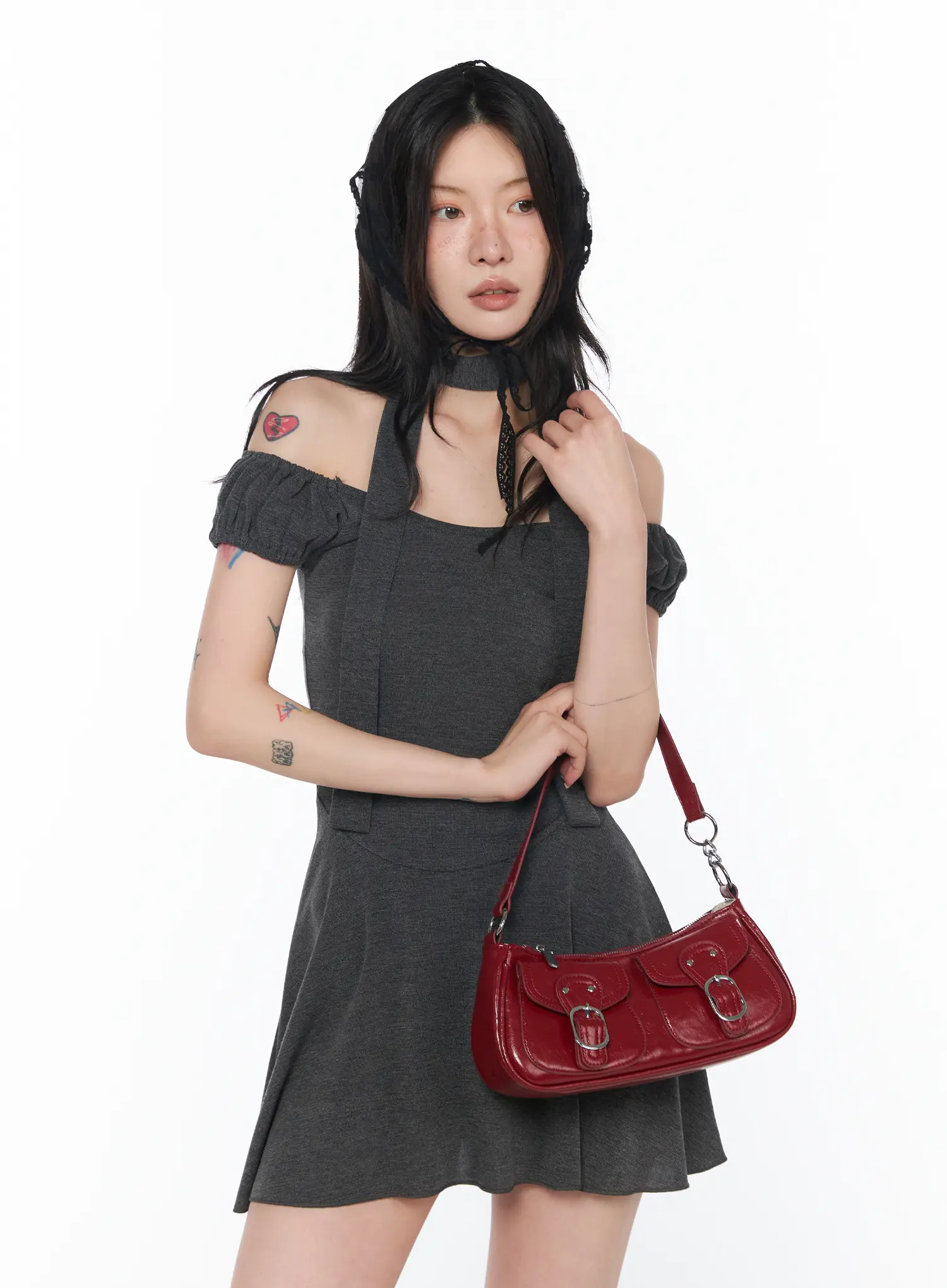 Chic Off-Shoulder Mini Dress CA524 - Image 9