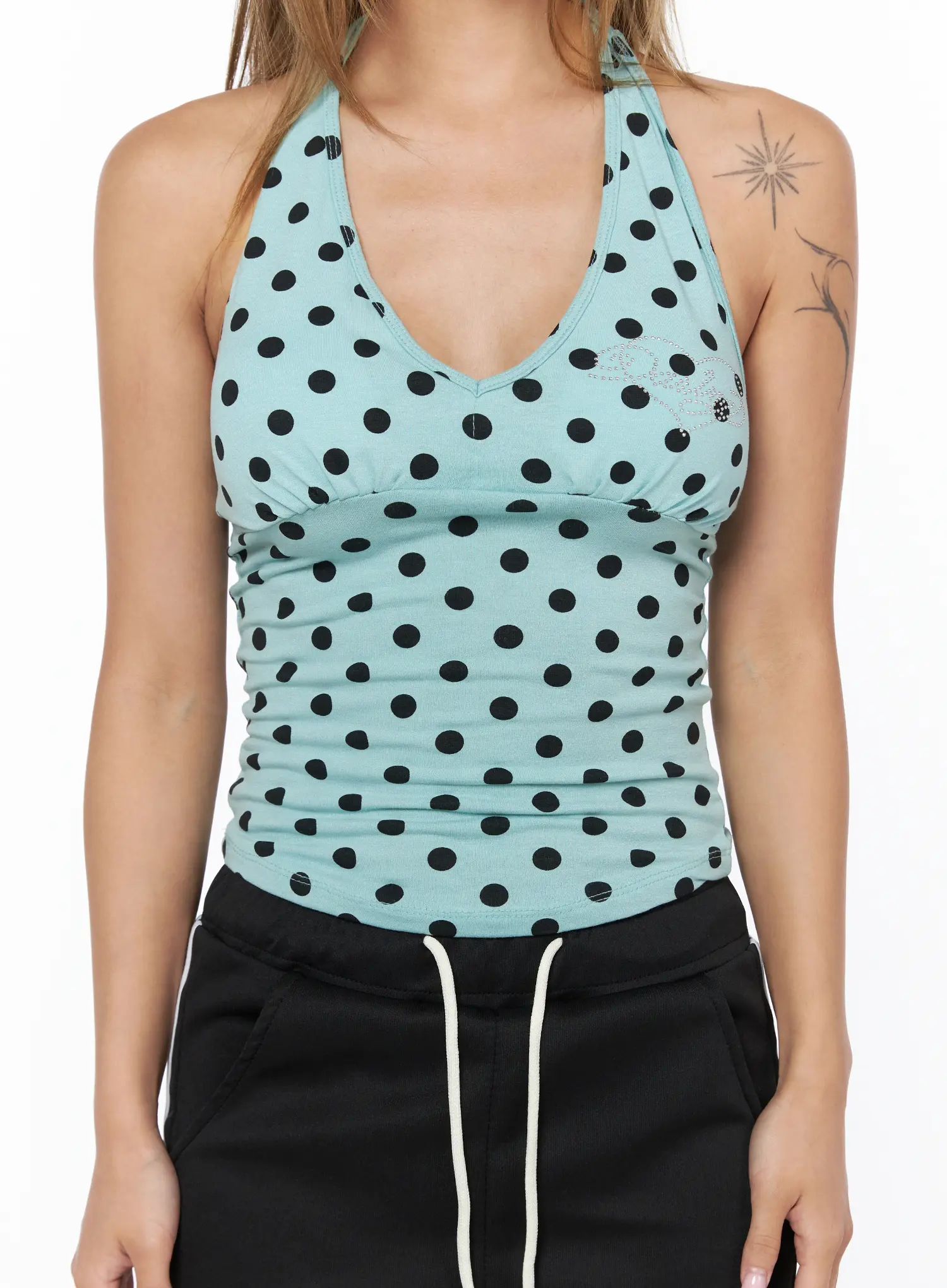 Chic Polka Dot Halter Top CU524 - Image 9