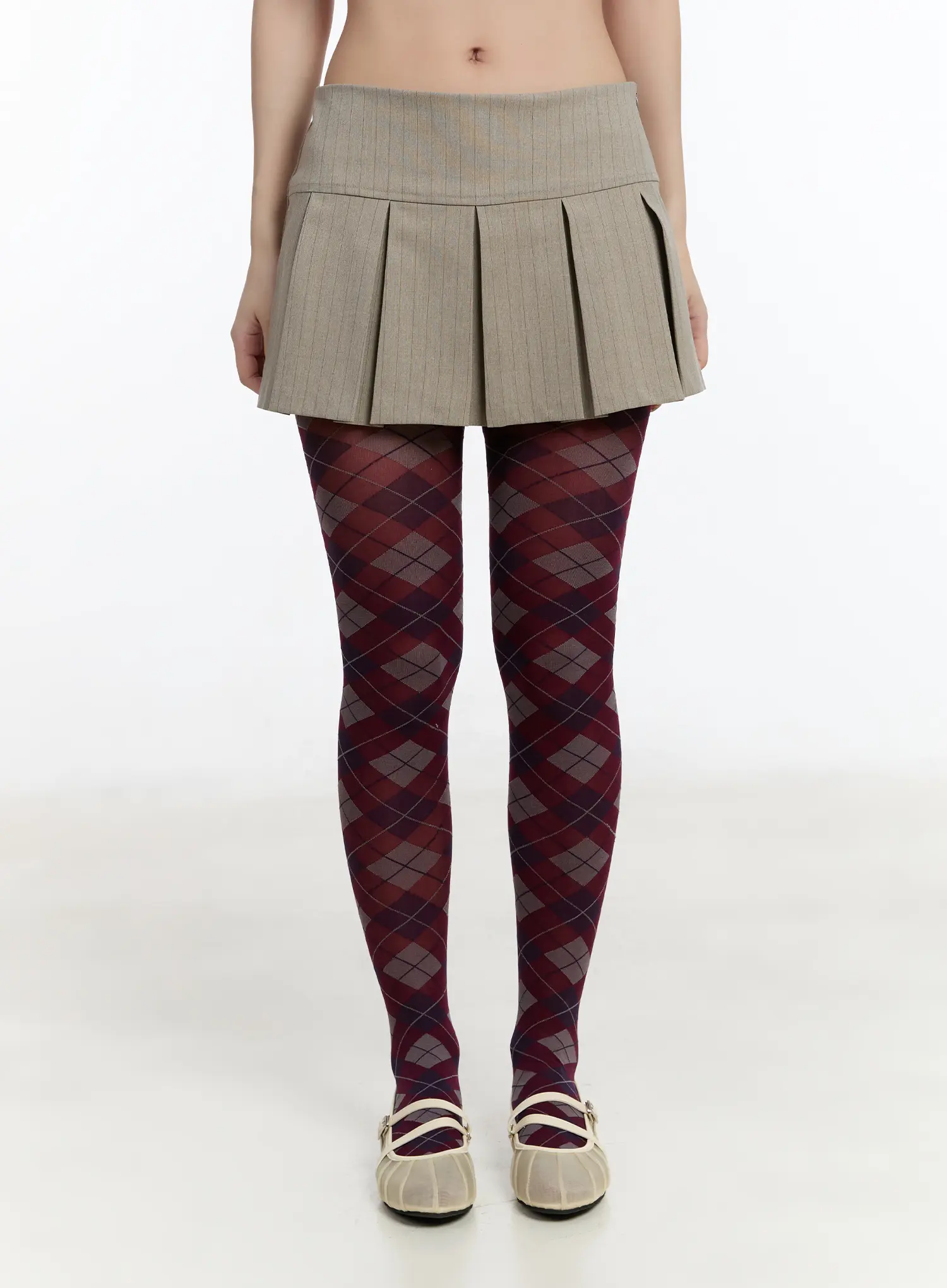 Chic Striped Pleated Mini Skirt CM511 - Image 11