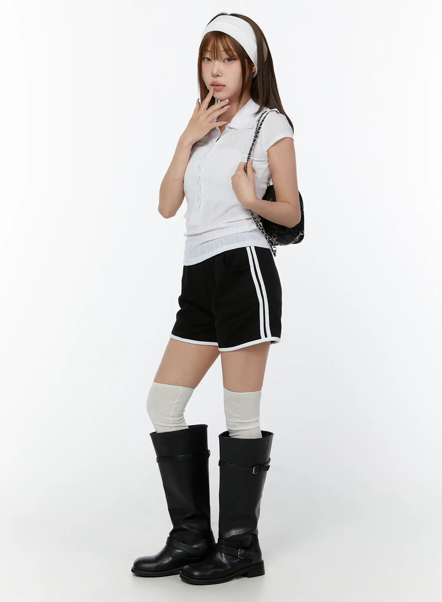 Chic Track Training Shorts CY518 - Image 17