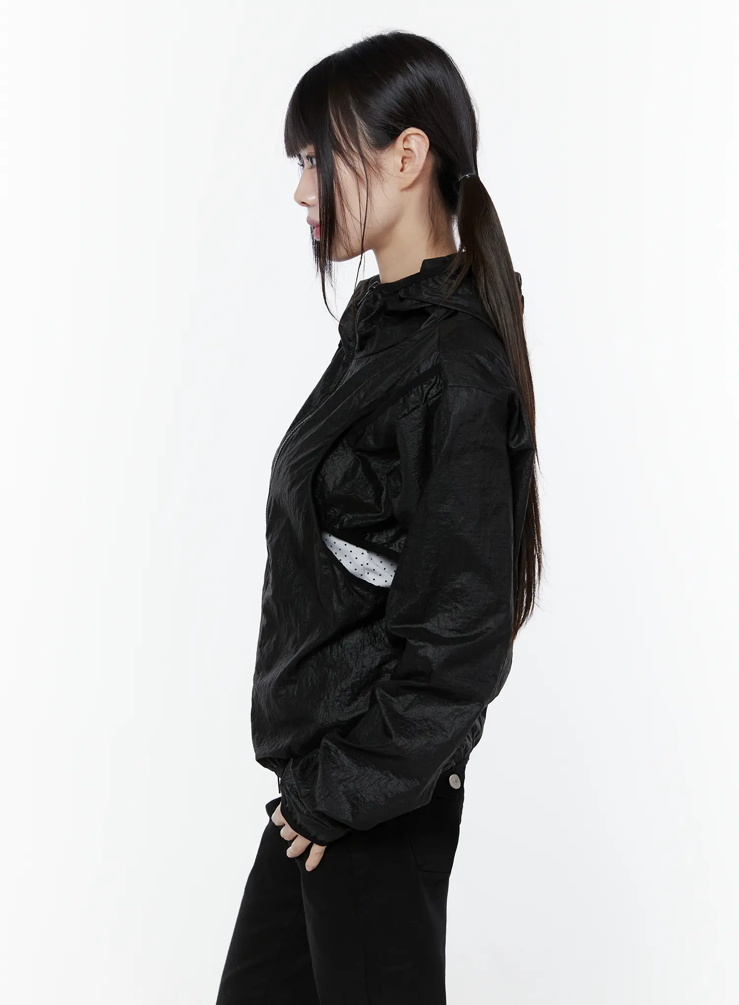 Chic Zip-Up Windbreaker Jacket CU508 - Image 5