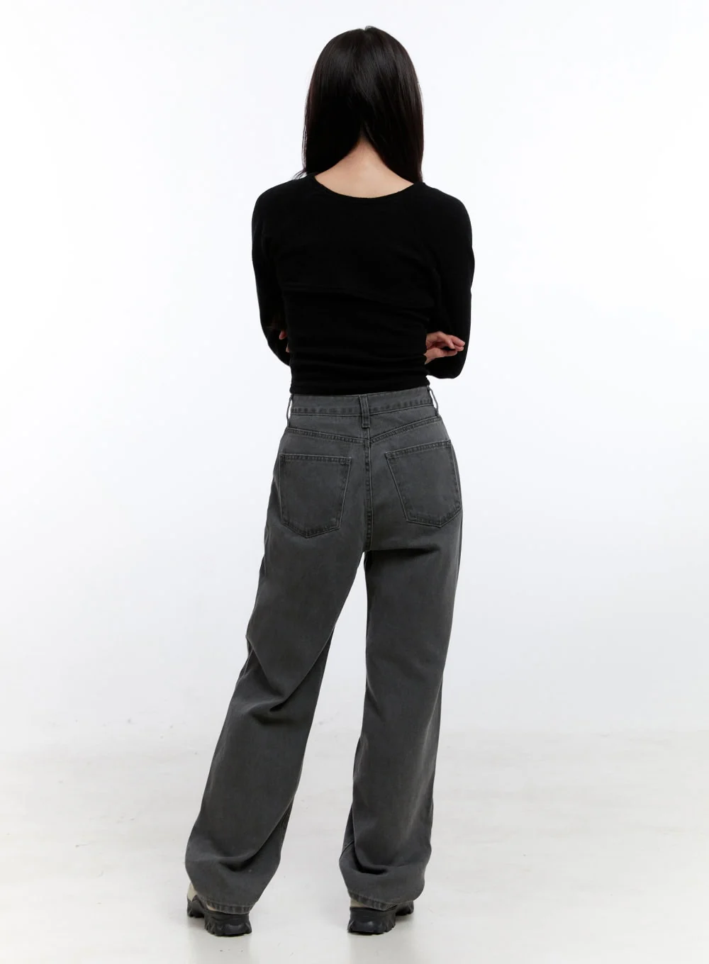 Chloe Wide-Leg Comfy Jeans ON418 - Image 7