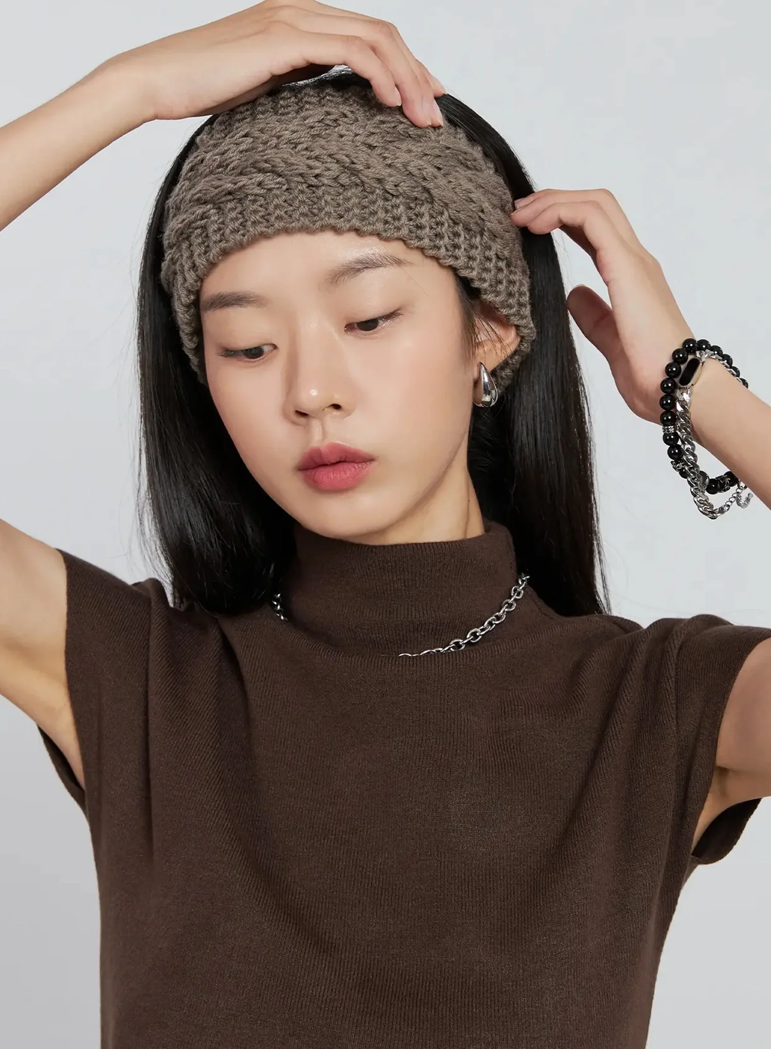 Chunky Knit Headband IO530 - Image 10