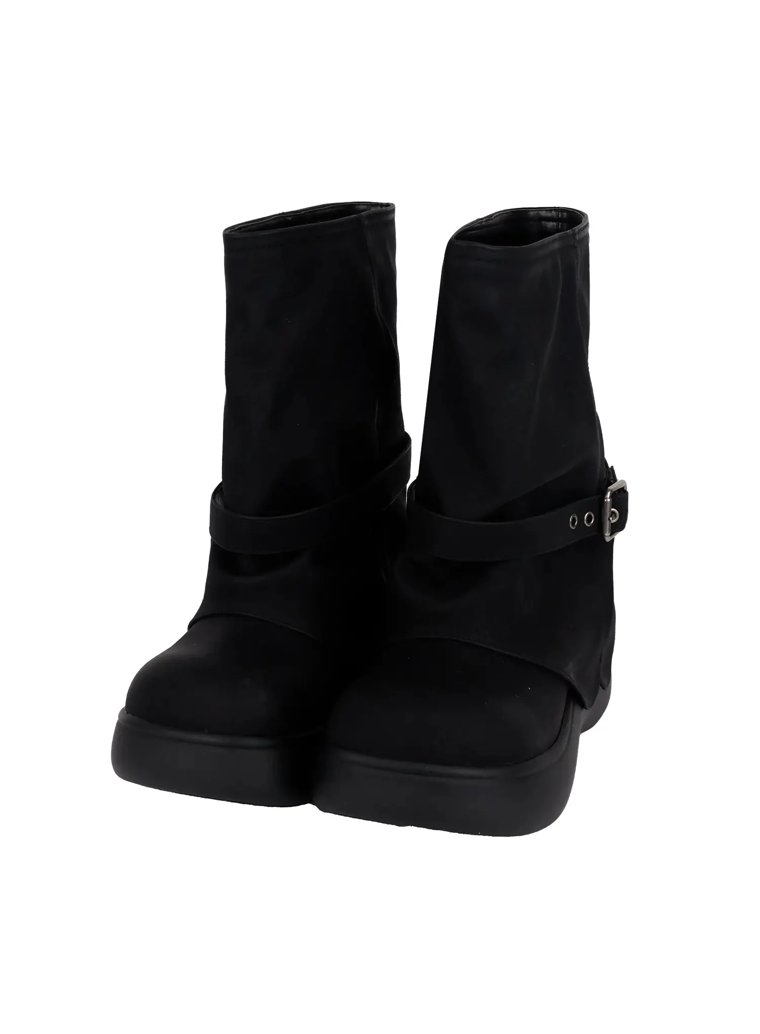 Chunky Platform Mid-Calf Boots IM503 - Image 11