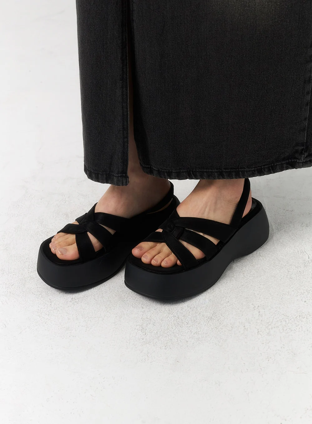 Chunky Platform Sandals CU321 - Image 5