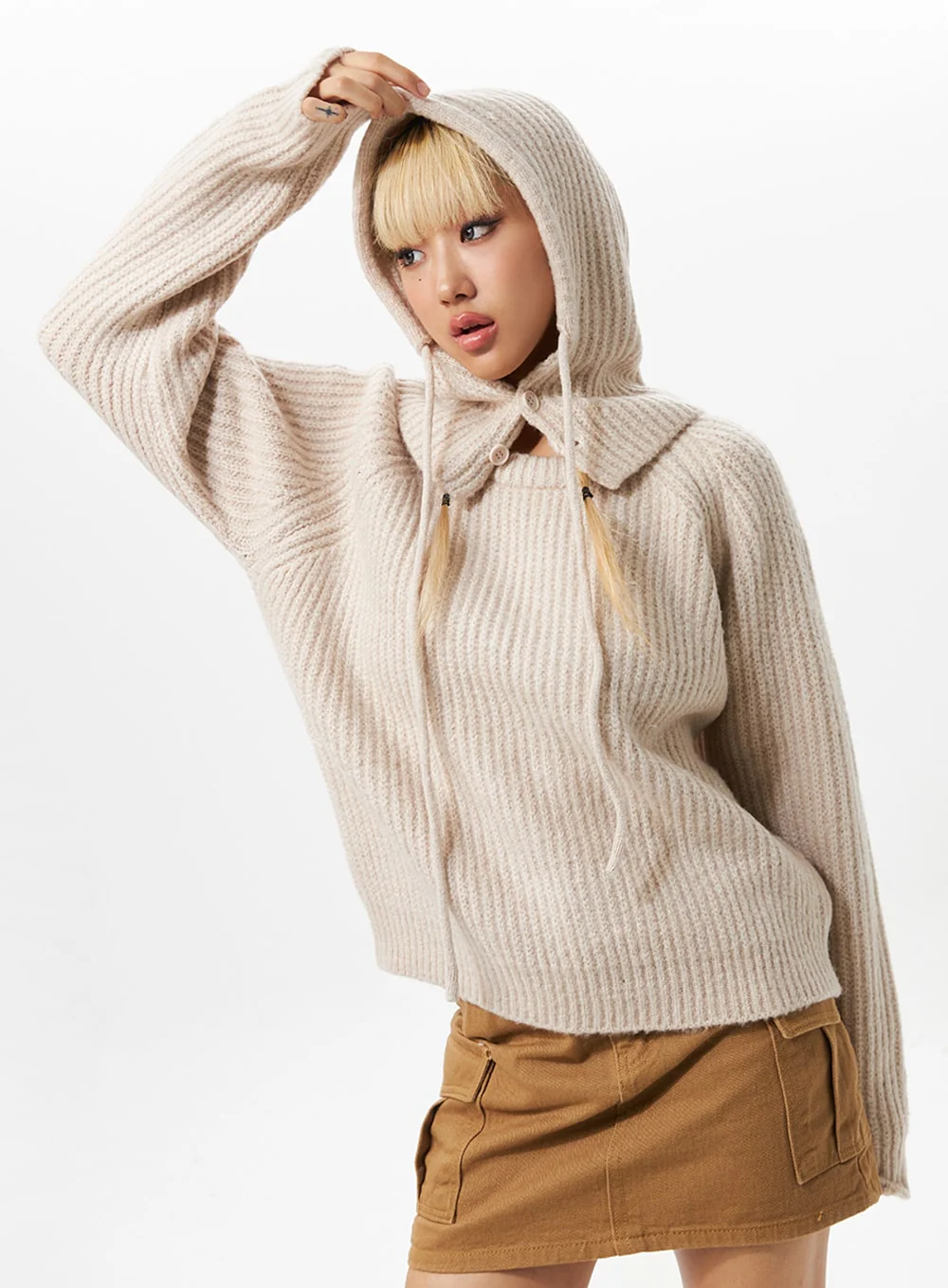 Chunky Sweater and Balaclava Set IO324 - Image 5