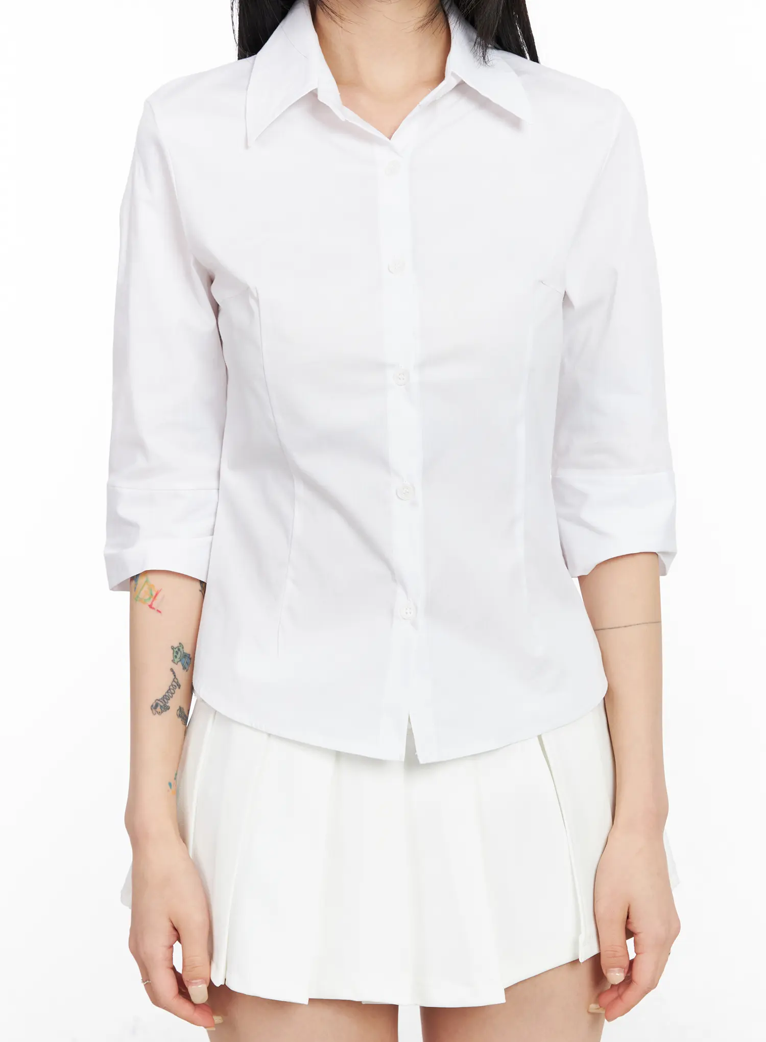 Classic 3/4 Sleeve Shirt CM516 - Image 4